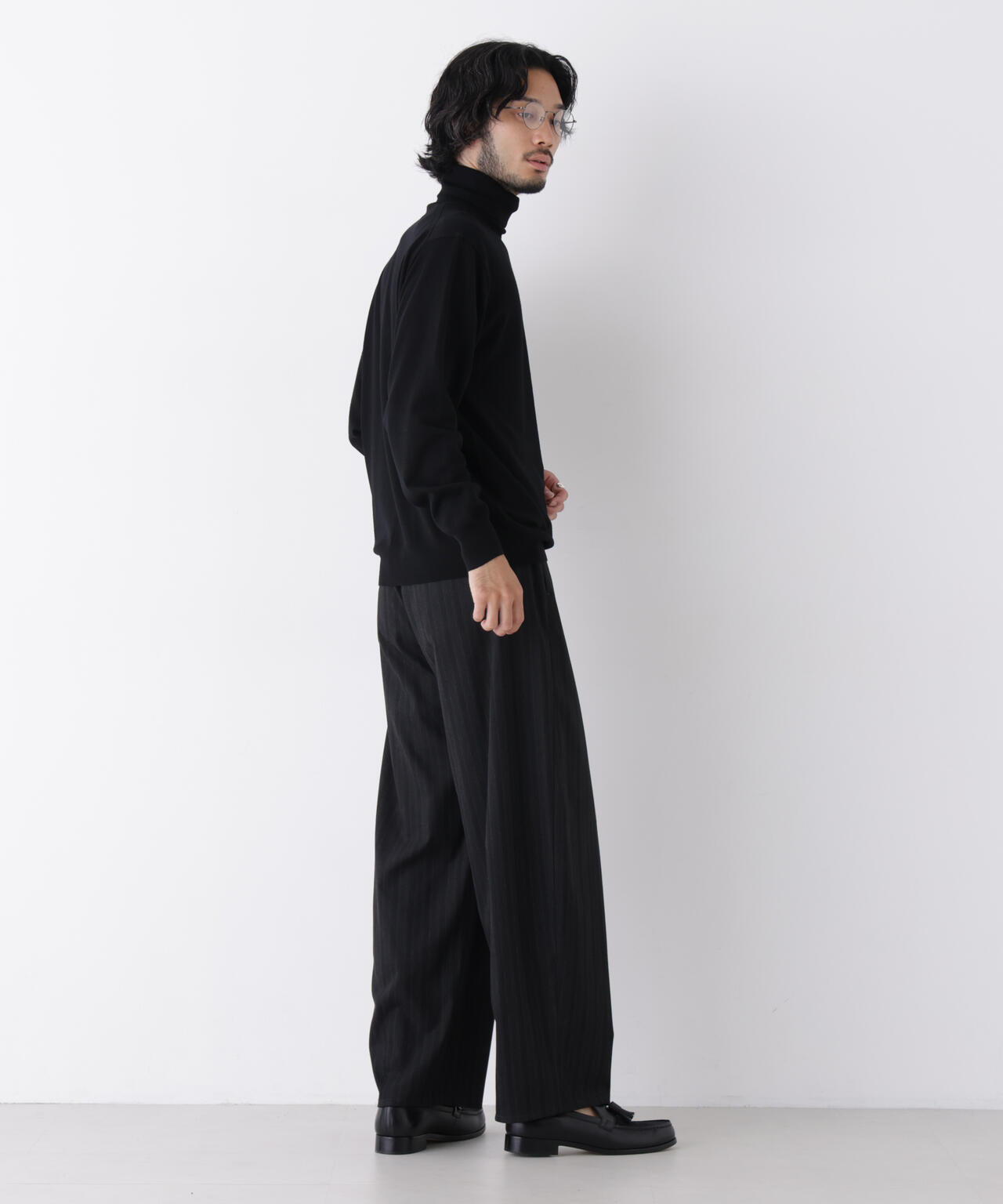 「DELEGANT」 バレルレッグイージーパンツ(セットアップ可) 6686227209