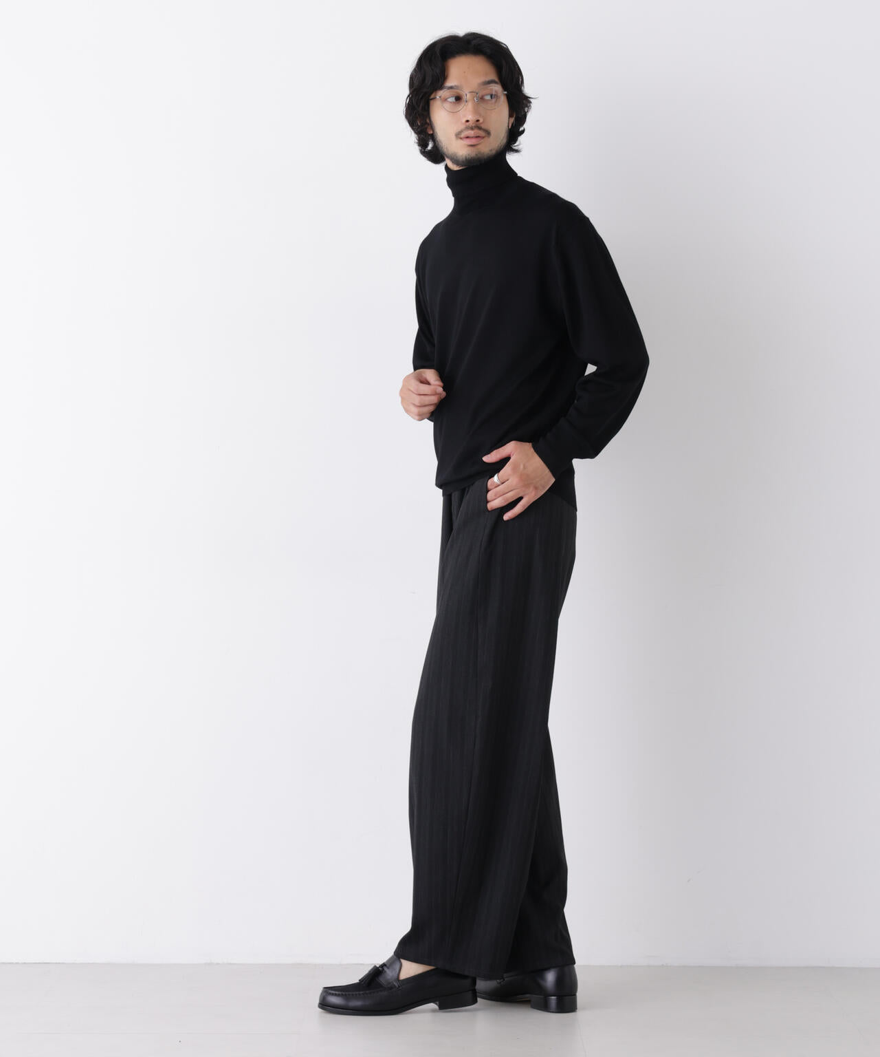 「DELEGANT」 バレルレッグイージーパンツ(セットアップ可) 6686227209