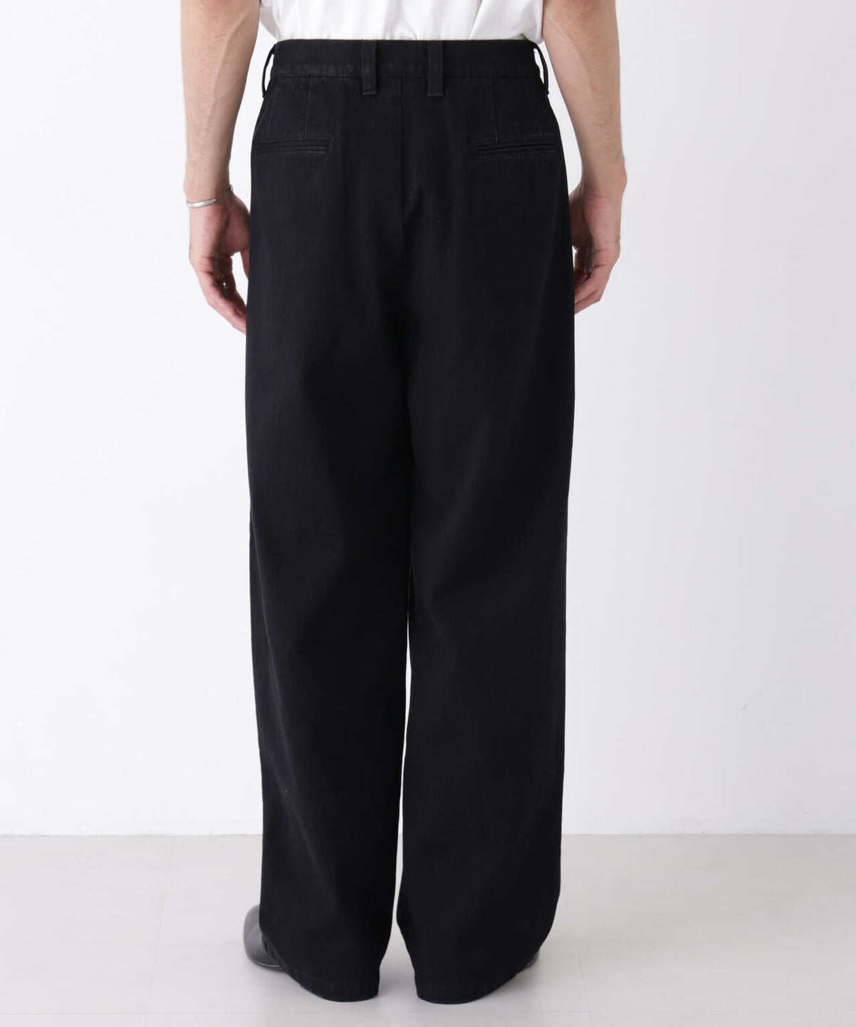 「OtoNANO」大人のワイドデニムパンツ 6686227212