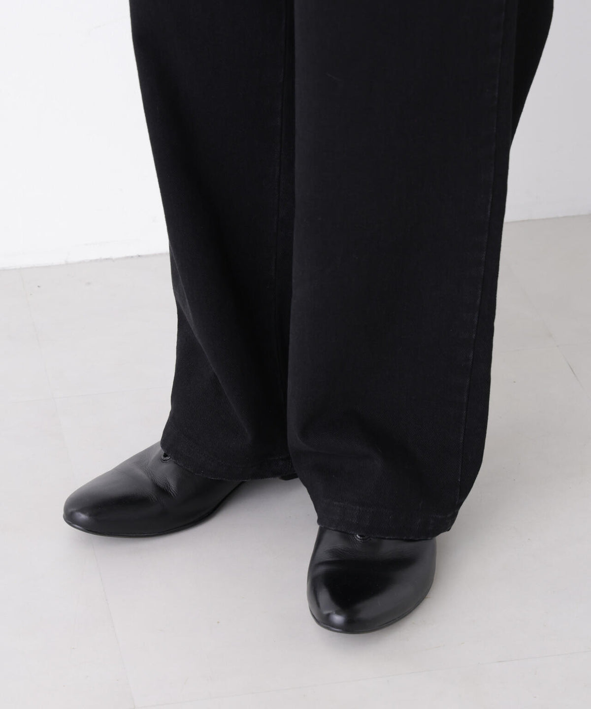 「OtoNANO」大人のワイドデニムパンツ 6686227212