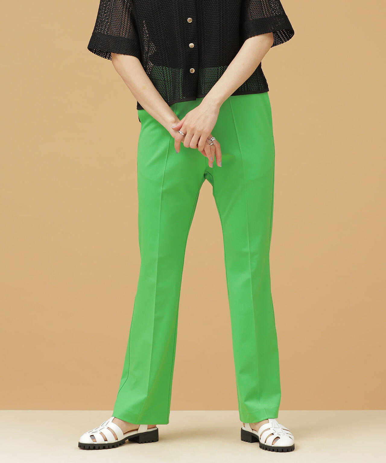 LB.03/センタータックストレッチパンツ 6692127332