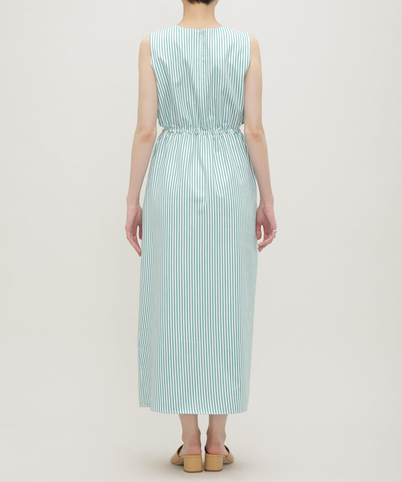 LB.03/ウエストスリットノースリーブワンピース 6693119304