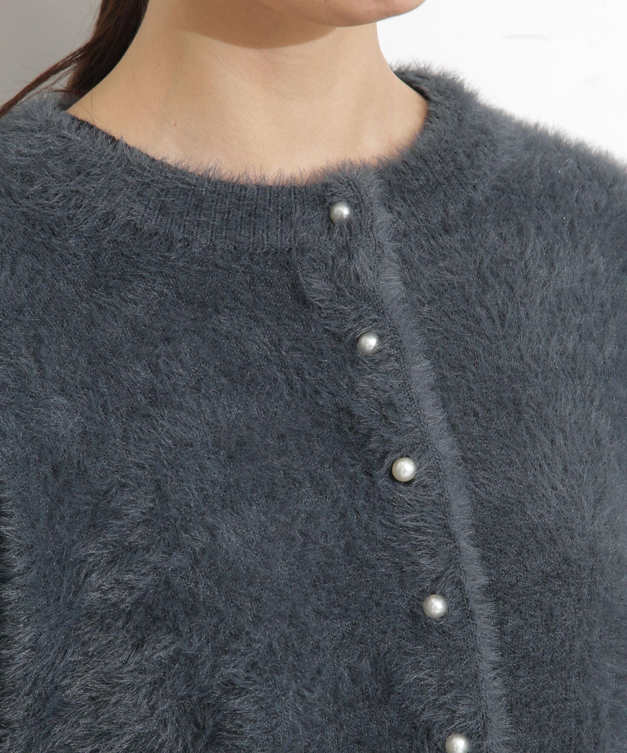 フェザーカーディガン+リブワンピース 6693219330
