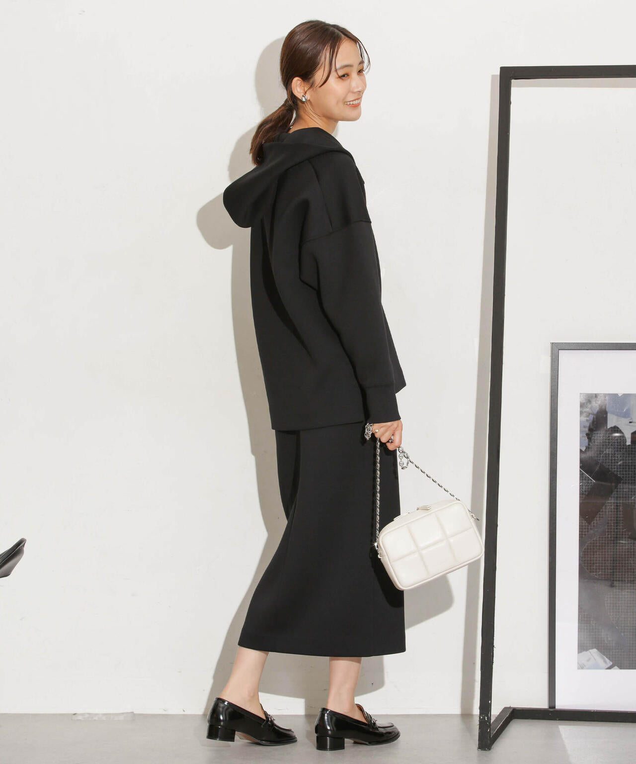 ダンボールハーフジップドルマンパーカー(セットアップ可) 6693223305