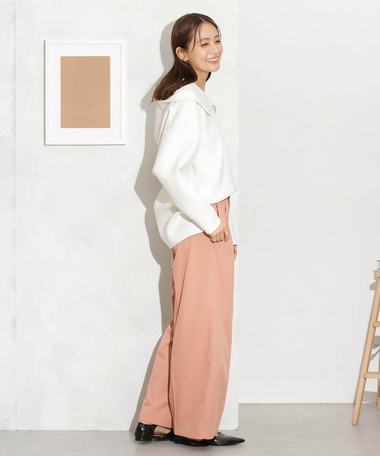 ダンボールハーフジップドルマンパーカー(セットアップ可) 6693223305