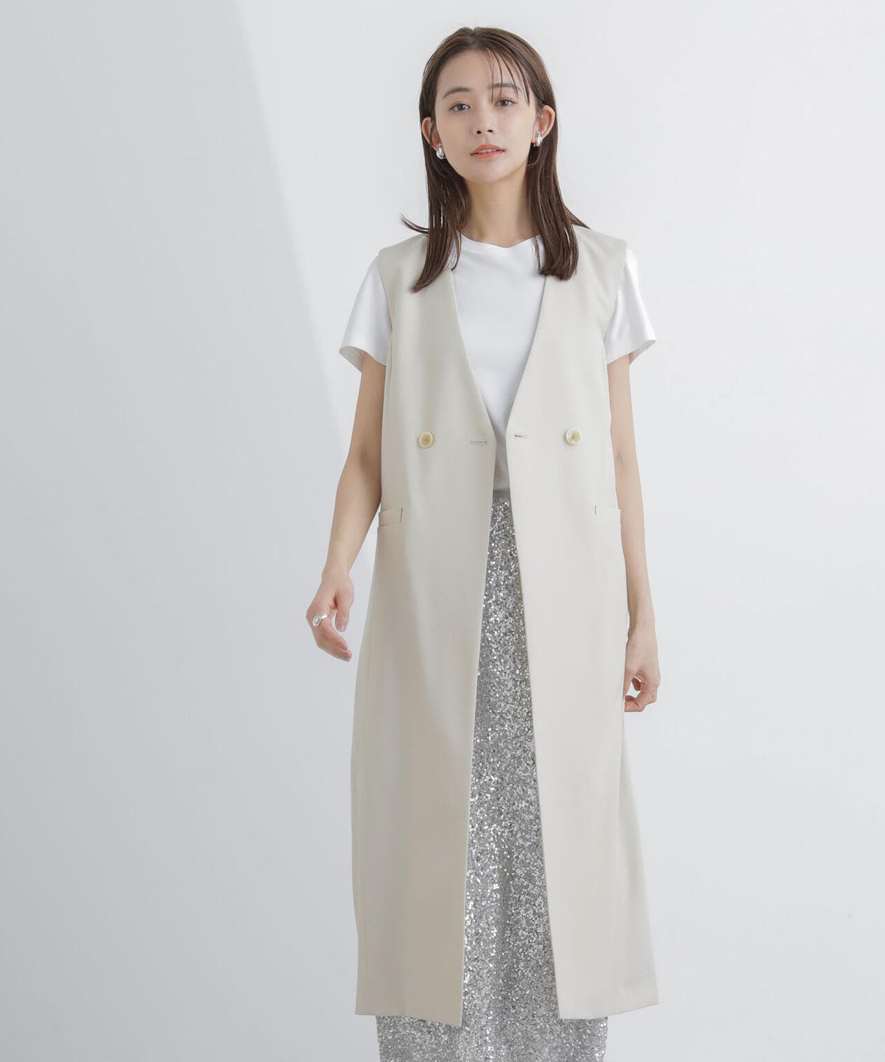 ロングジレ(セットアップ可) 6694116307