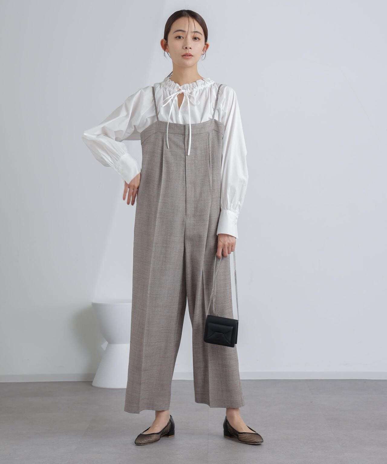 ハイウエストサロペットパンツ 6694119302