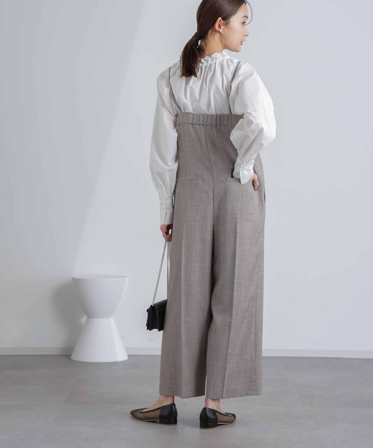 ハイウエストサロペットパンツ 6694119302
