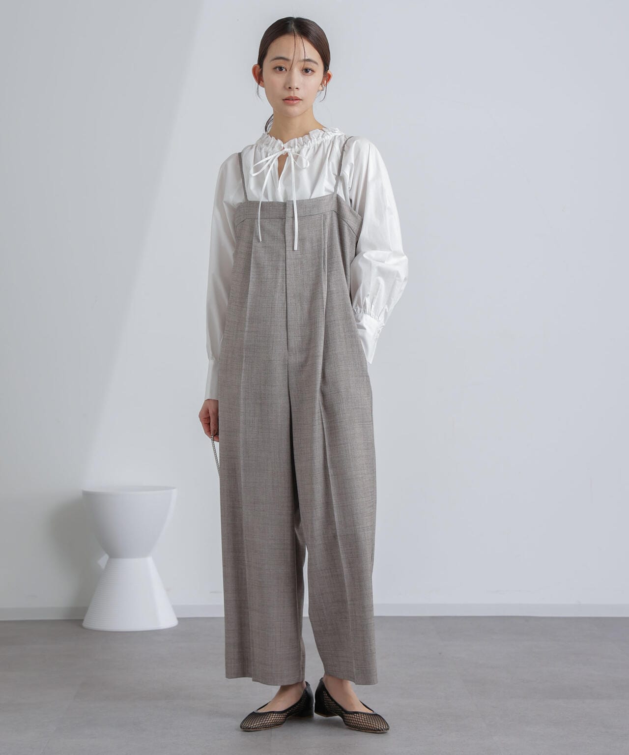 ハイウエストサロペットパンツ 6694119302