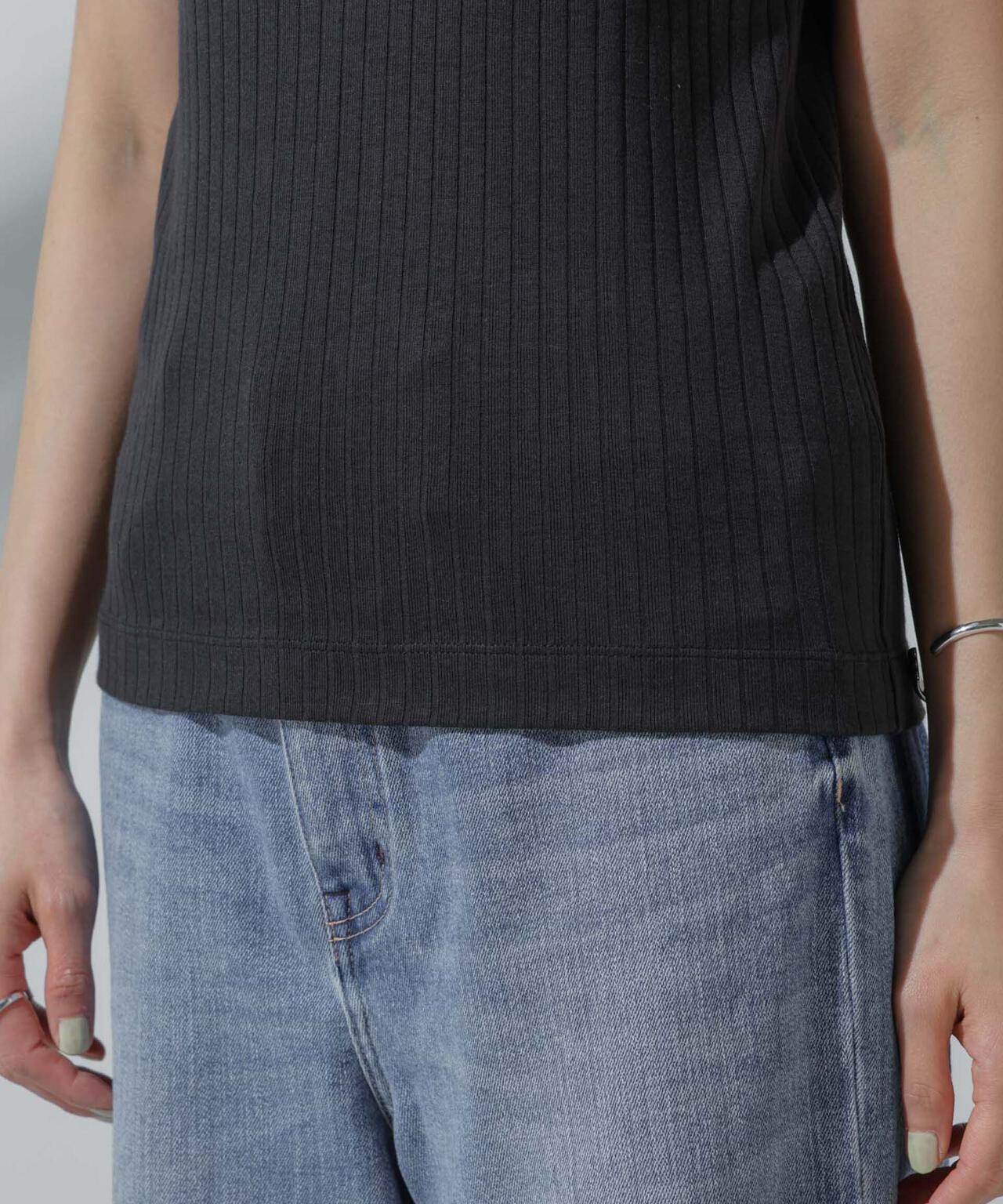 Anti Soaked(R) 汗染み防止 クルーネックリブTシャツ 6694124306