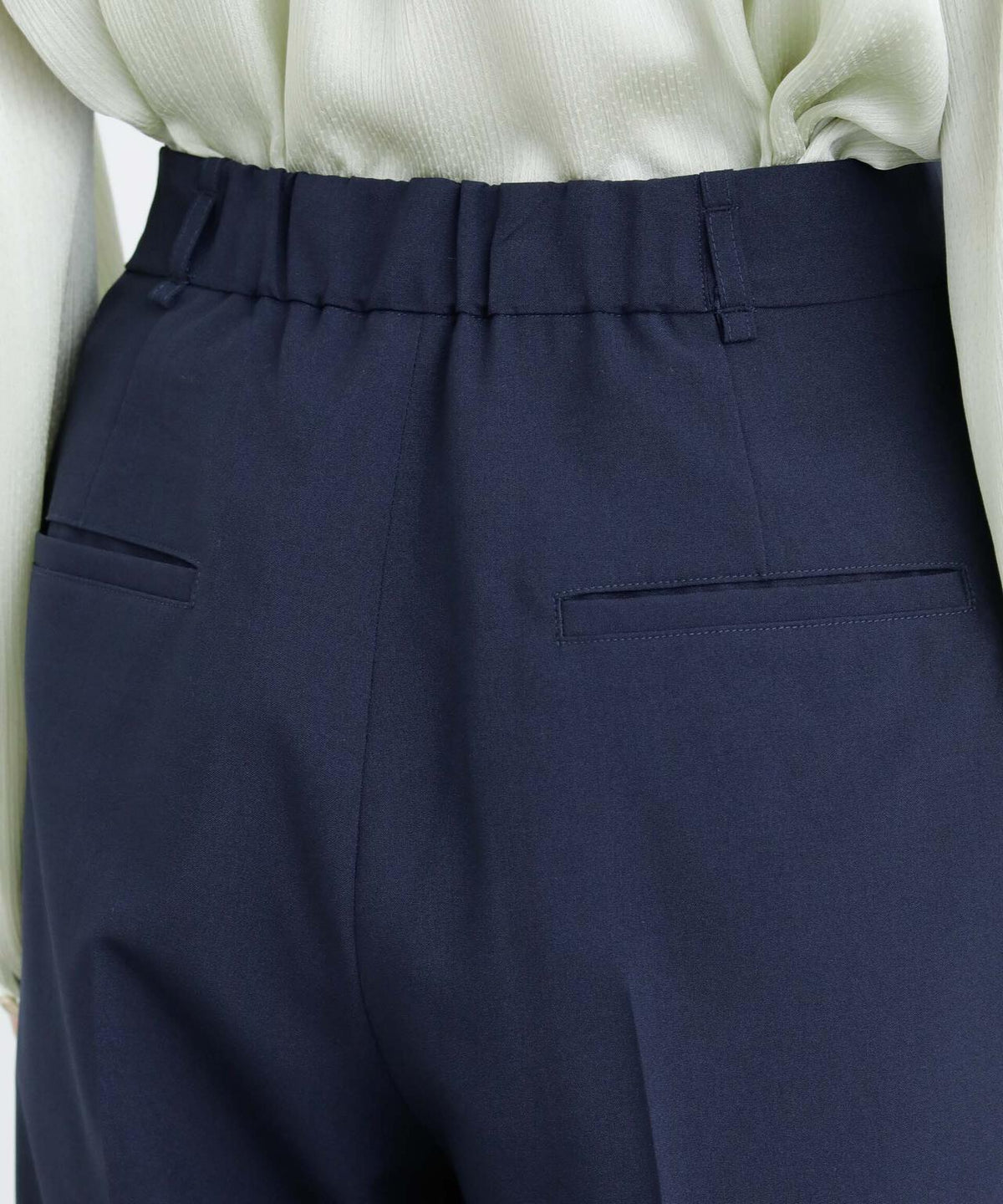 ライトファンクション ベルト付きタックテーパードパンツ(セットアップ可) 6694127301