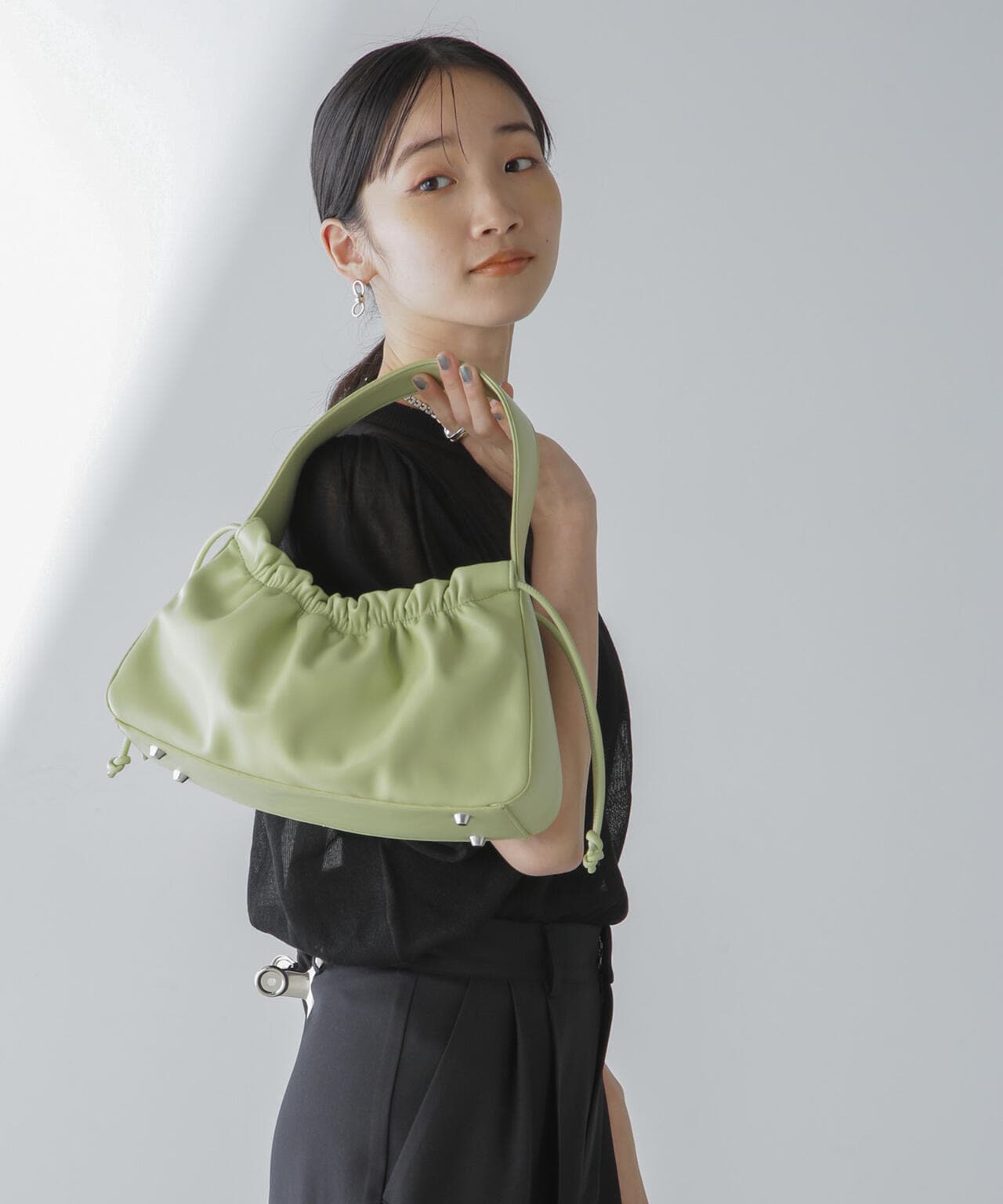 ギャザーハンドルバッグ 6694132300