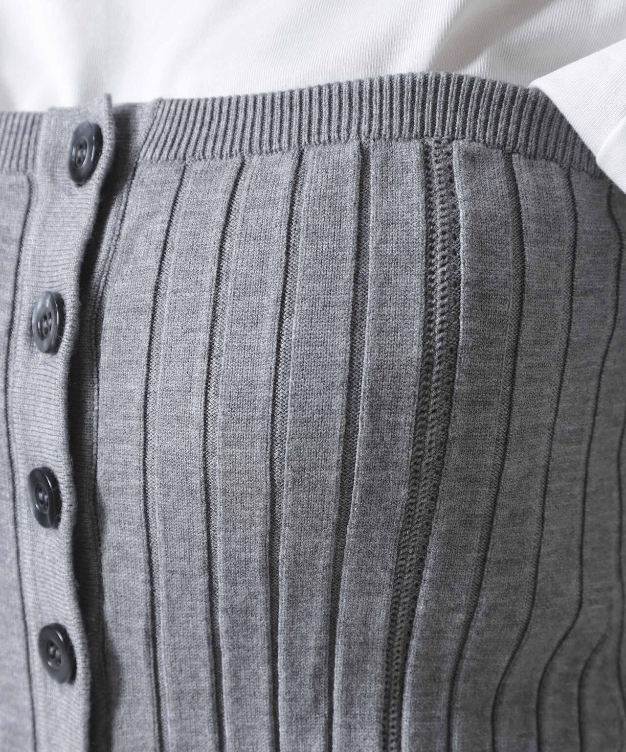 2WAYリブニットベアトップビスチェ 6694222311