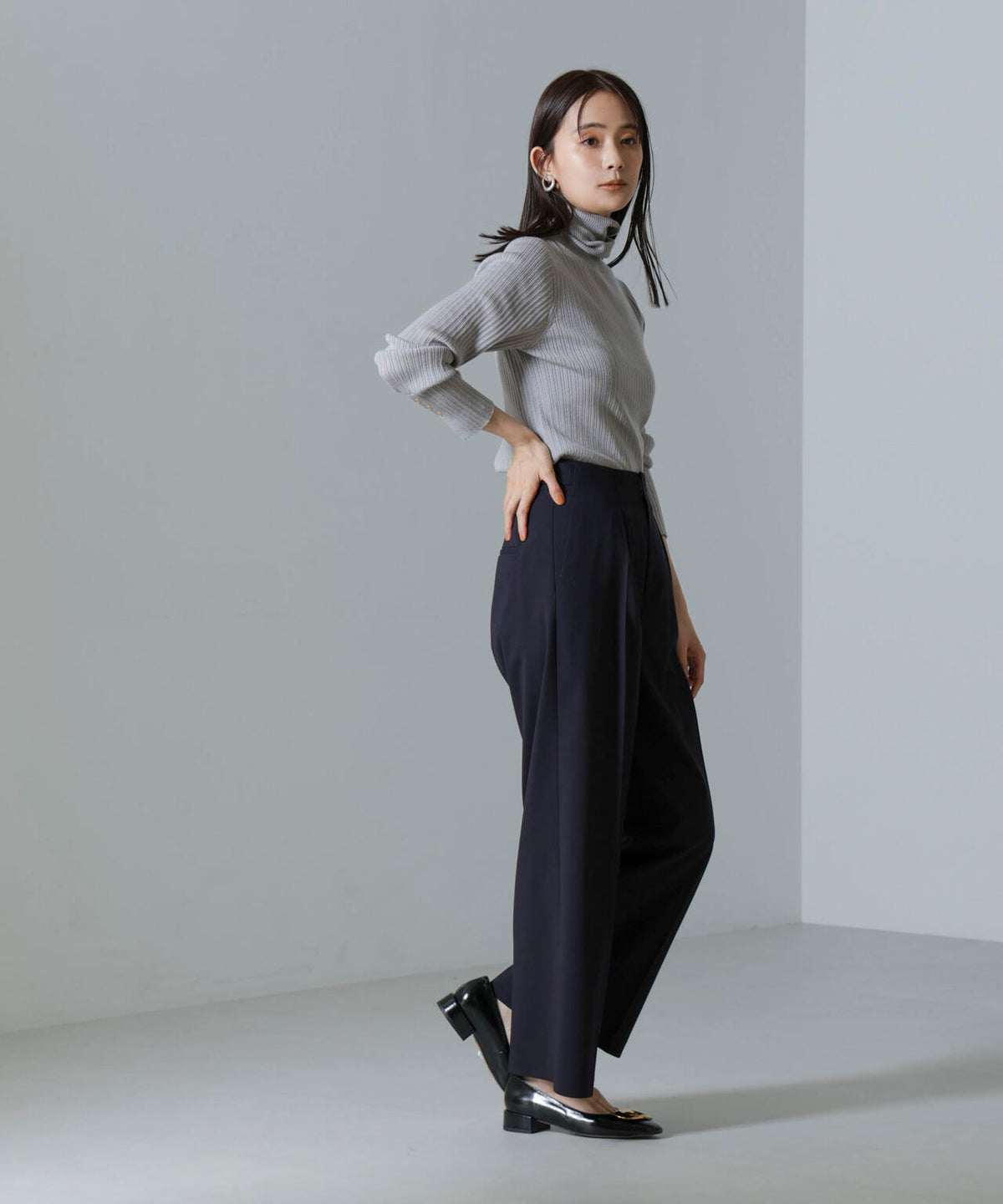 ドライウェザーストレッチ インタックワイドパンツ(セットアップ可) 6694227302