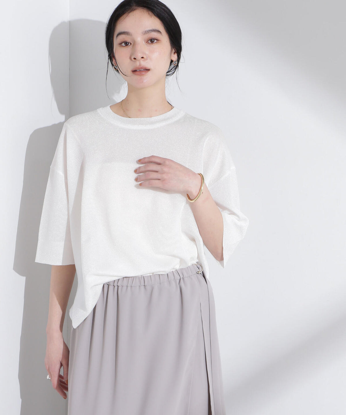 オーロララメシアースムースニットTシャツ 6695122312