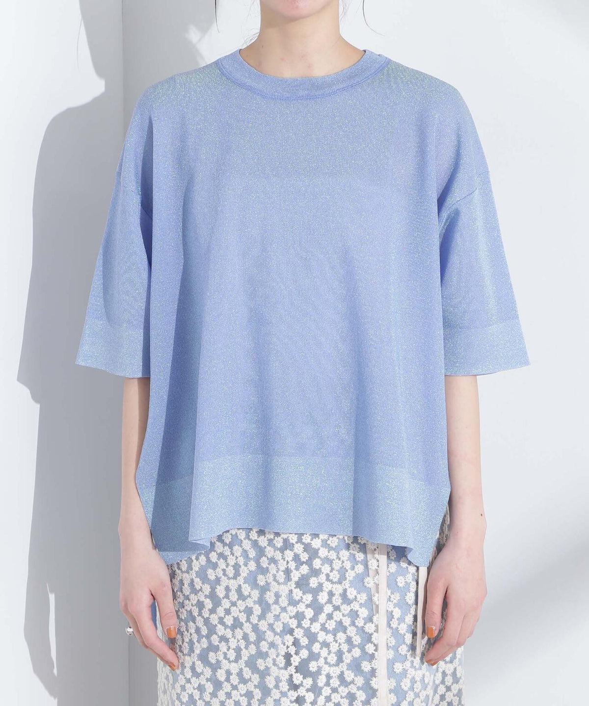 オーロララメシアースムースニットTシャツ 6695122312