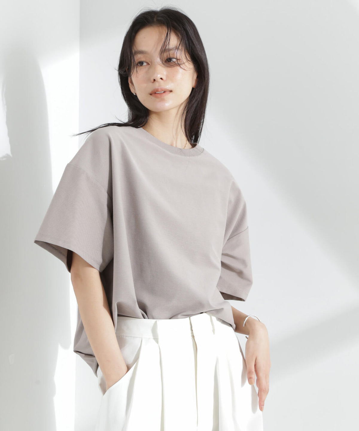 「MC」coveross(R)ツイル調 冷感プレーティング天竺Tシャツ 6695124318