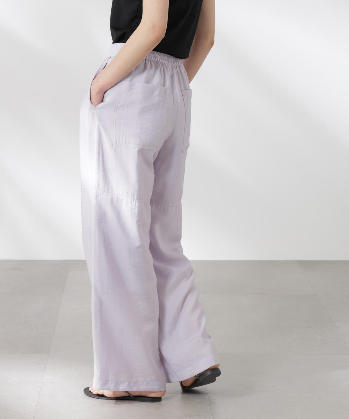 リラックスワイドパンツ 6695127326