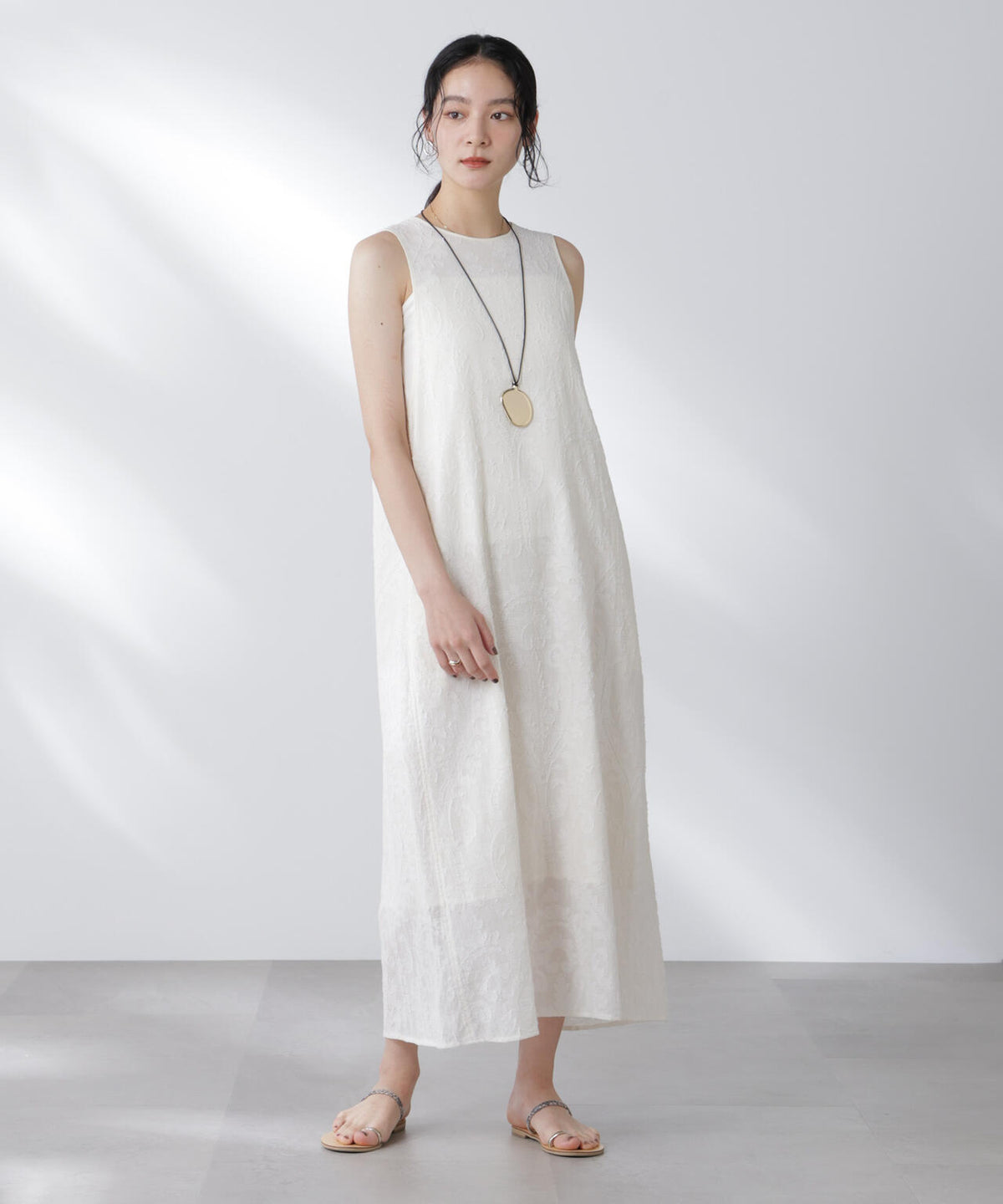 made in india カットワークジャカードワンピース(セットアップ可) 6695219300