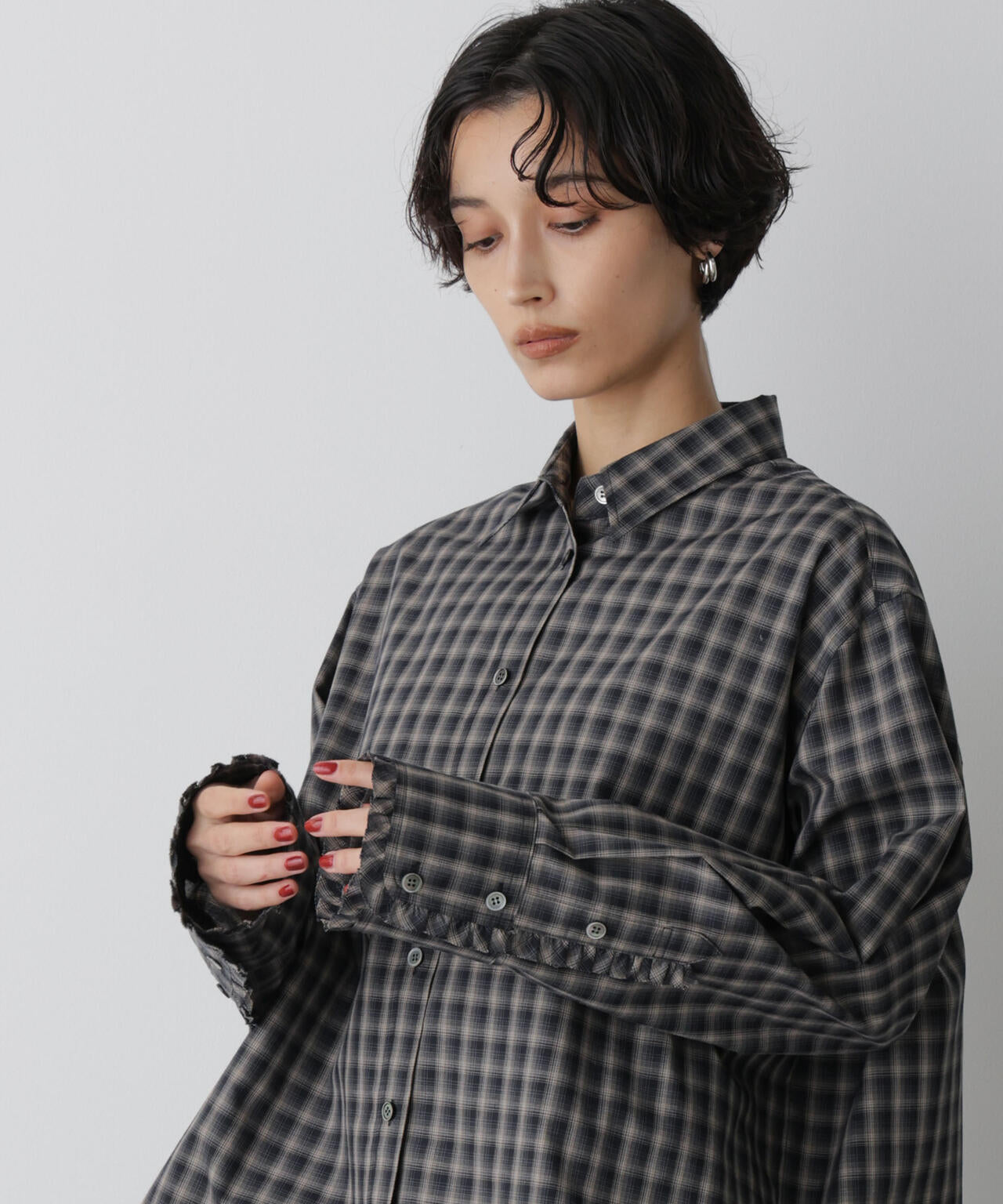 「STEVELOUR」モダンプレッピーシャツ 6695220315