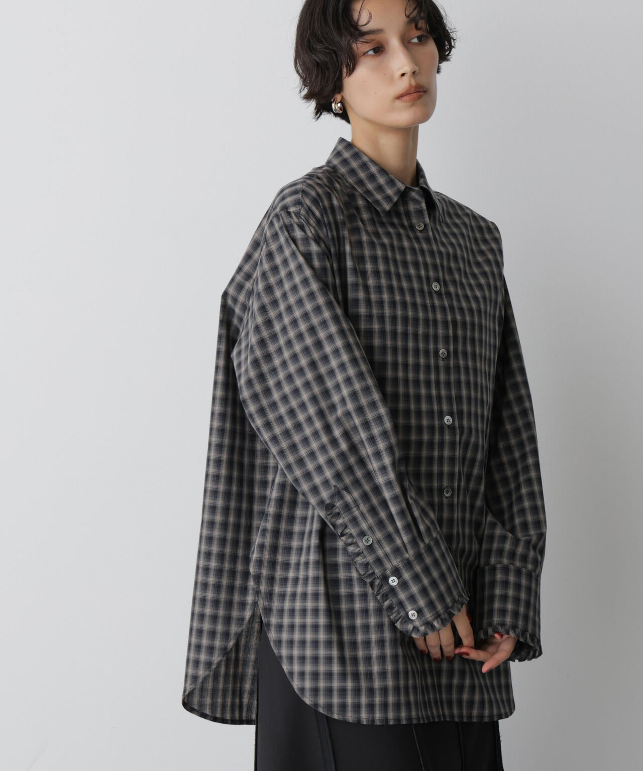 「STEVELOUR」モダンプレッピーシャツ 6695220315