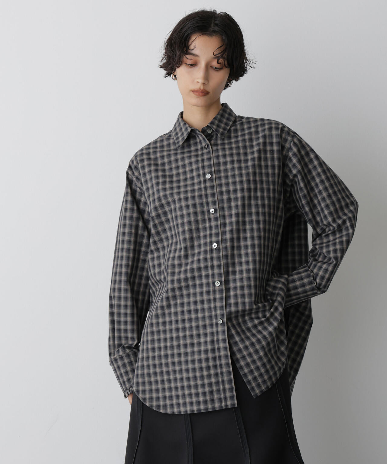 「STEVELOUR」モダンプレッピーシャツ 6695220315