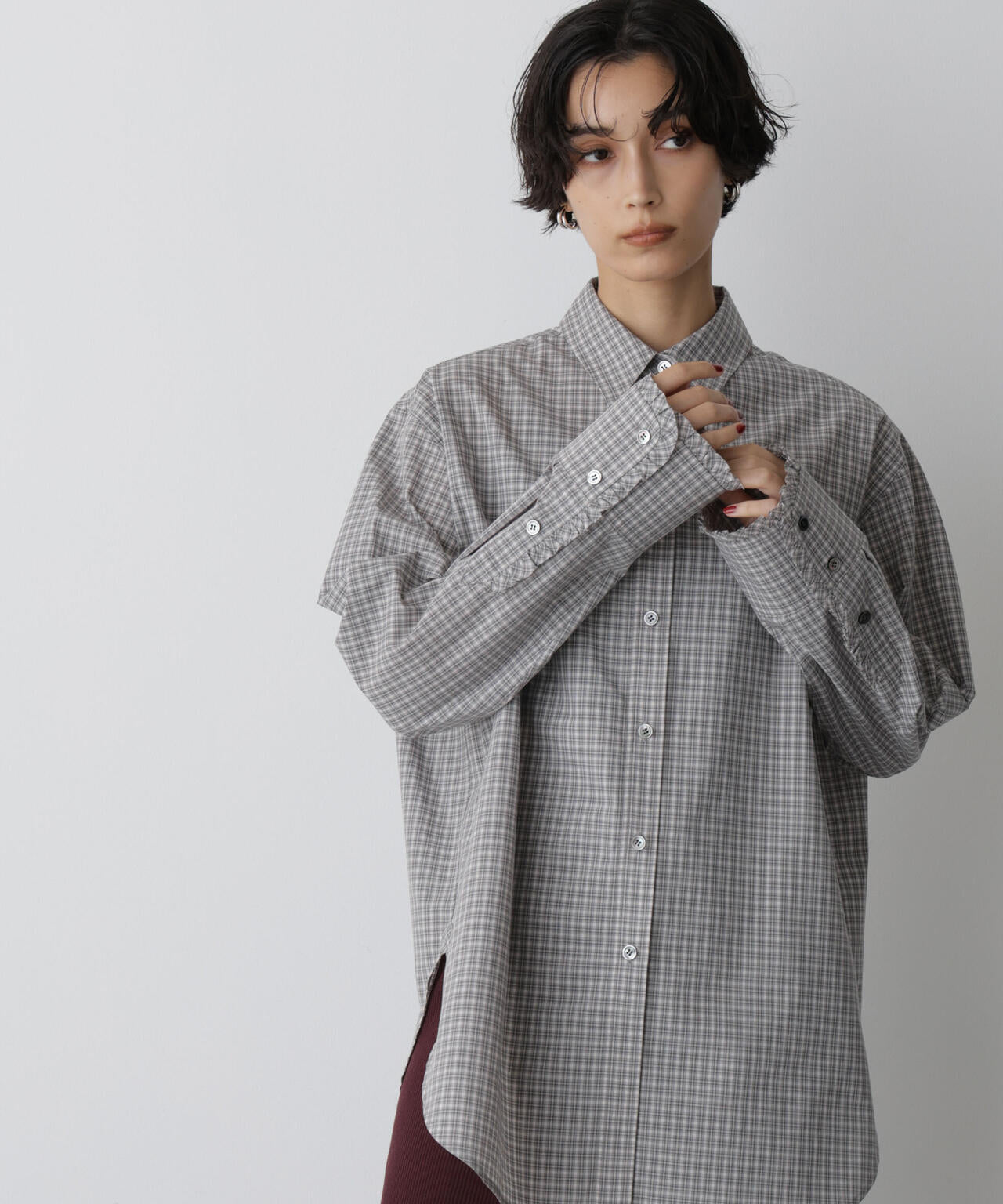 「STEVELOUR」モダンプレッピーシャツ 6695220315