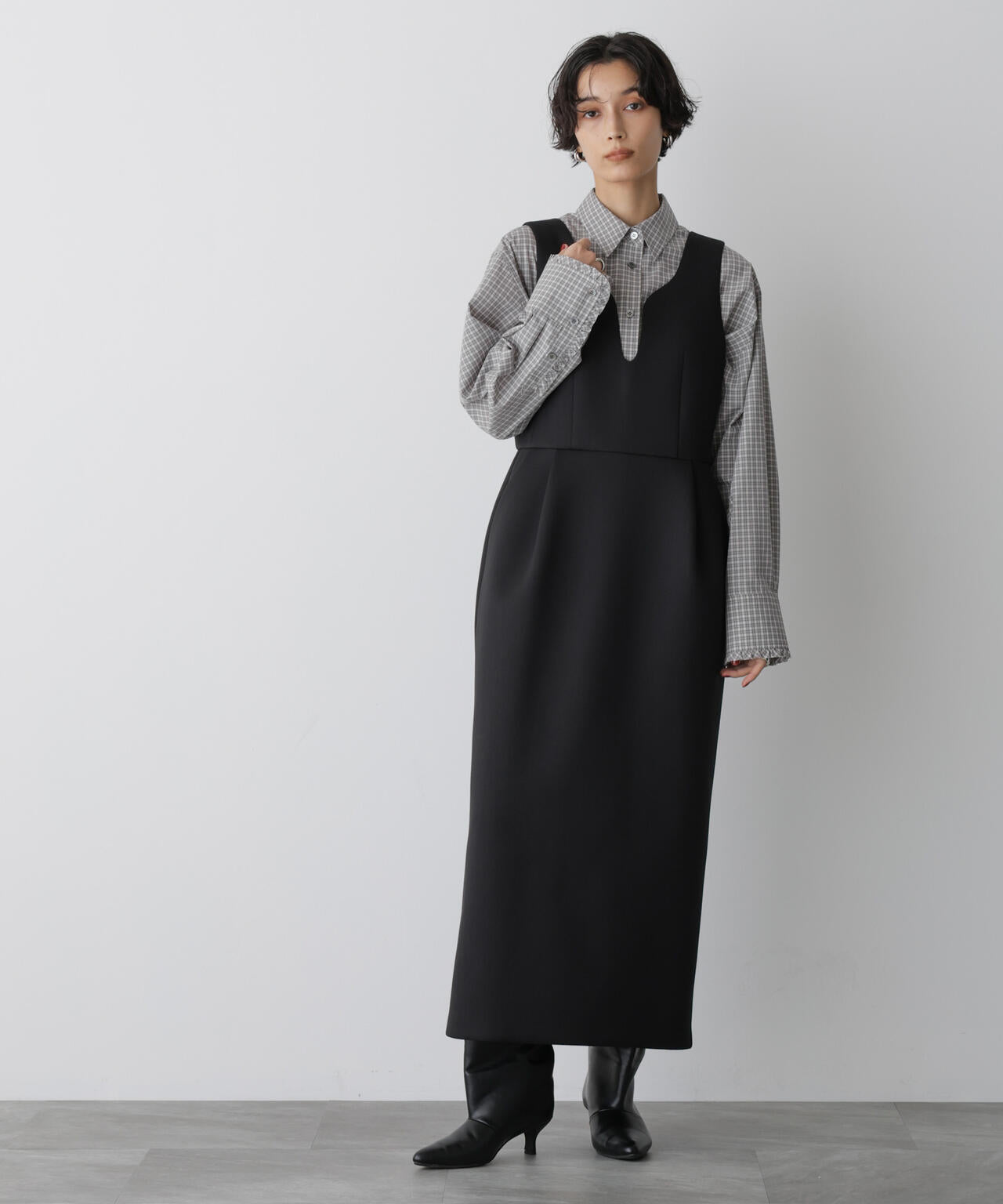 「STEVELOUR」モダンプレッピーシャツ 6695220315