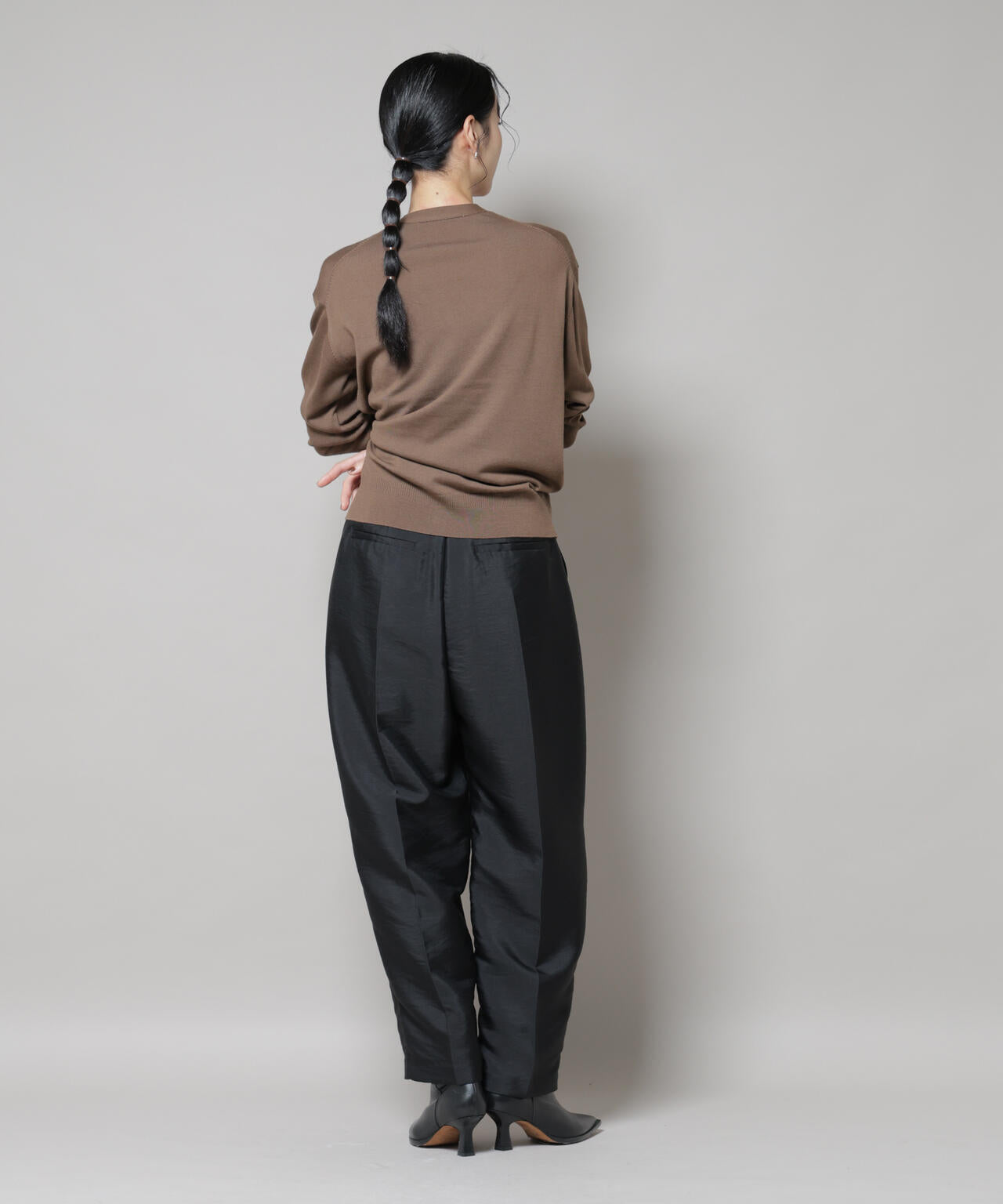 毛玉レスニット2wayカシュクールカーディガン 6695222303