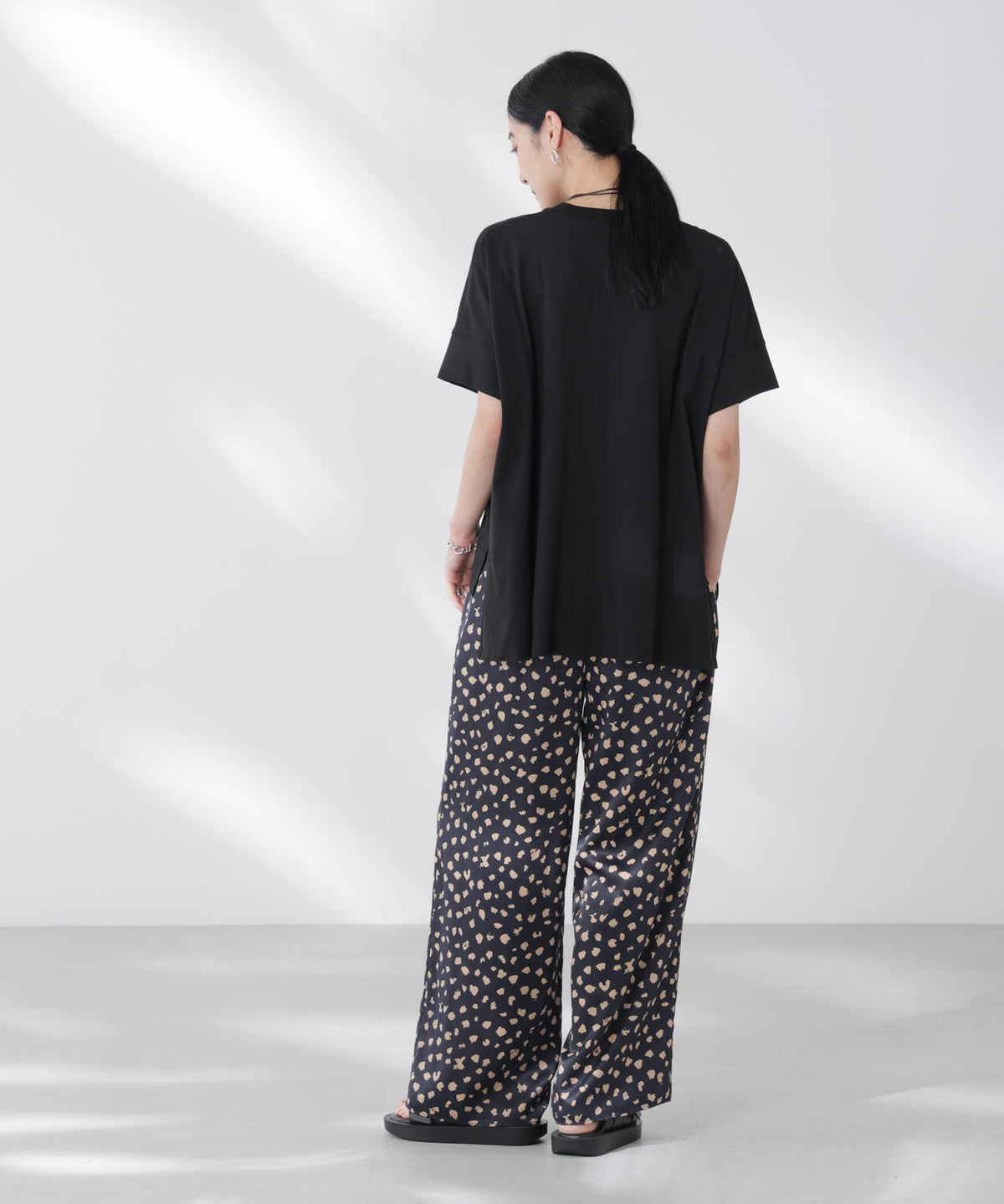 NANOFINE強撚コットンワイドTシャツ 6695224304