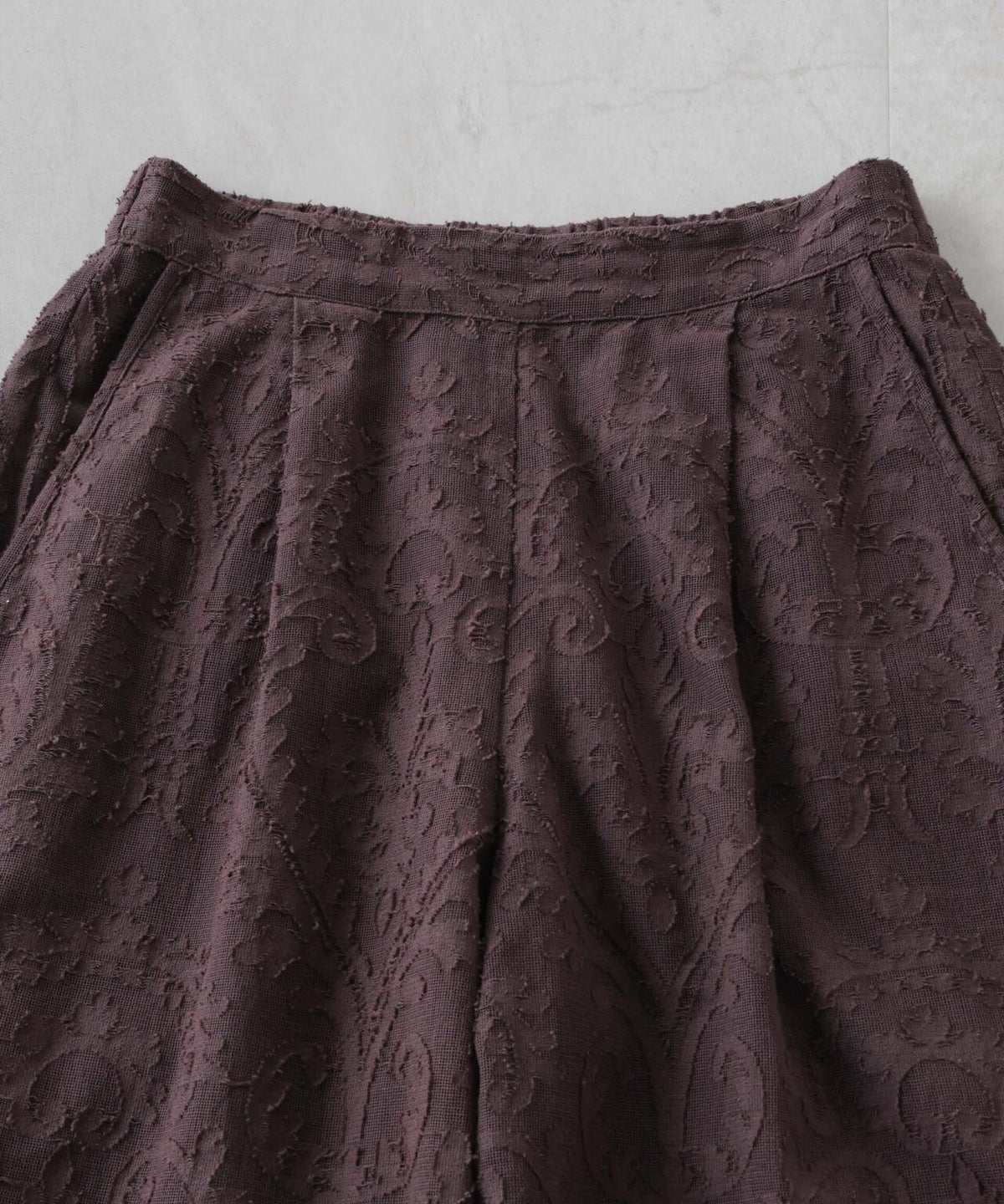 made in india カットワークジャカードパンツ(セットアップ可) 6695227300