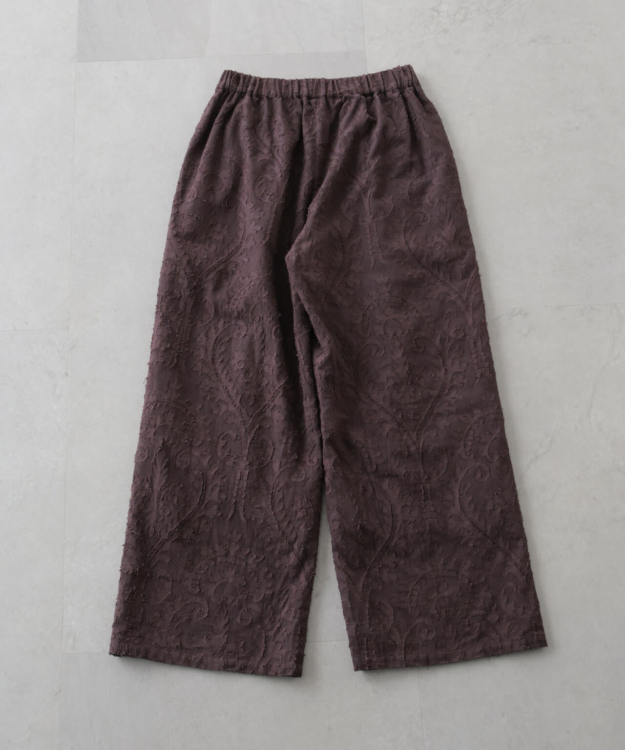 made in india カットワークジャカードパンツ(セットアップ可) 6695227300