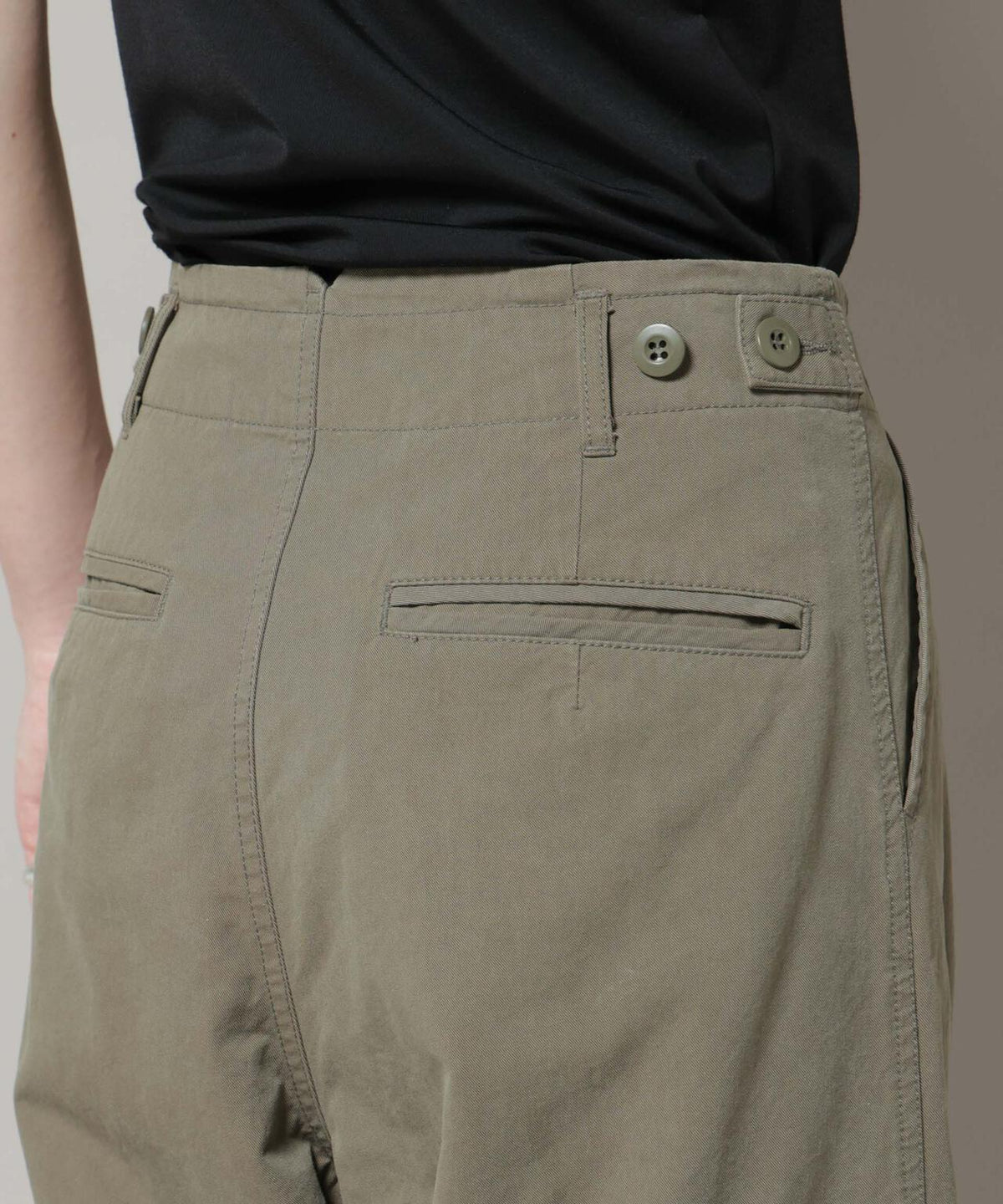 サイドポケットワイドチノパンツ 6695227304