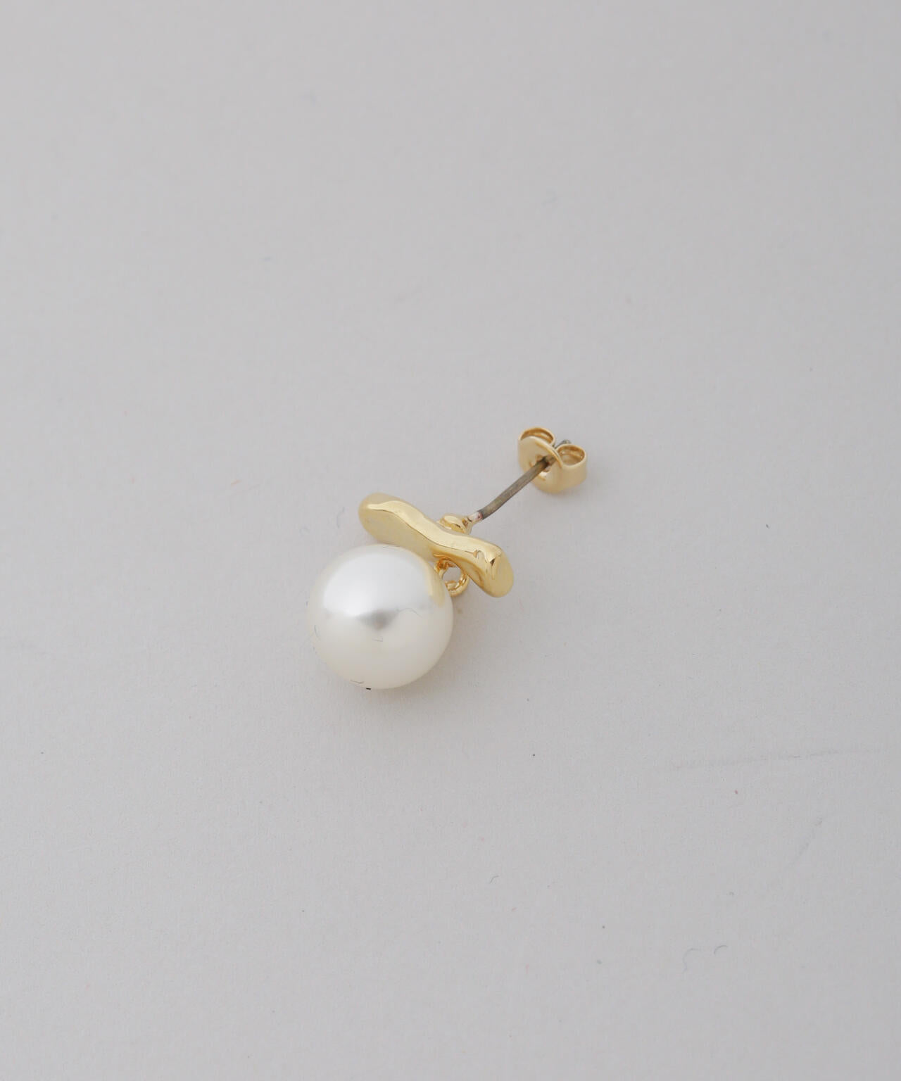 バー&イミテーションパールピアス 6695245300