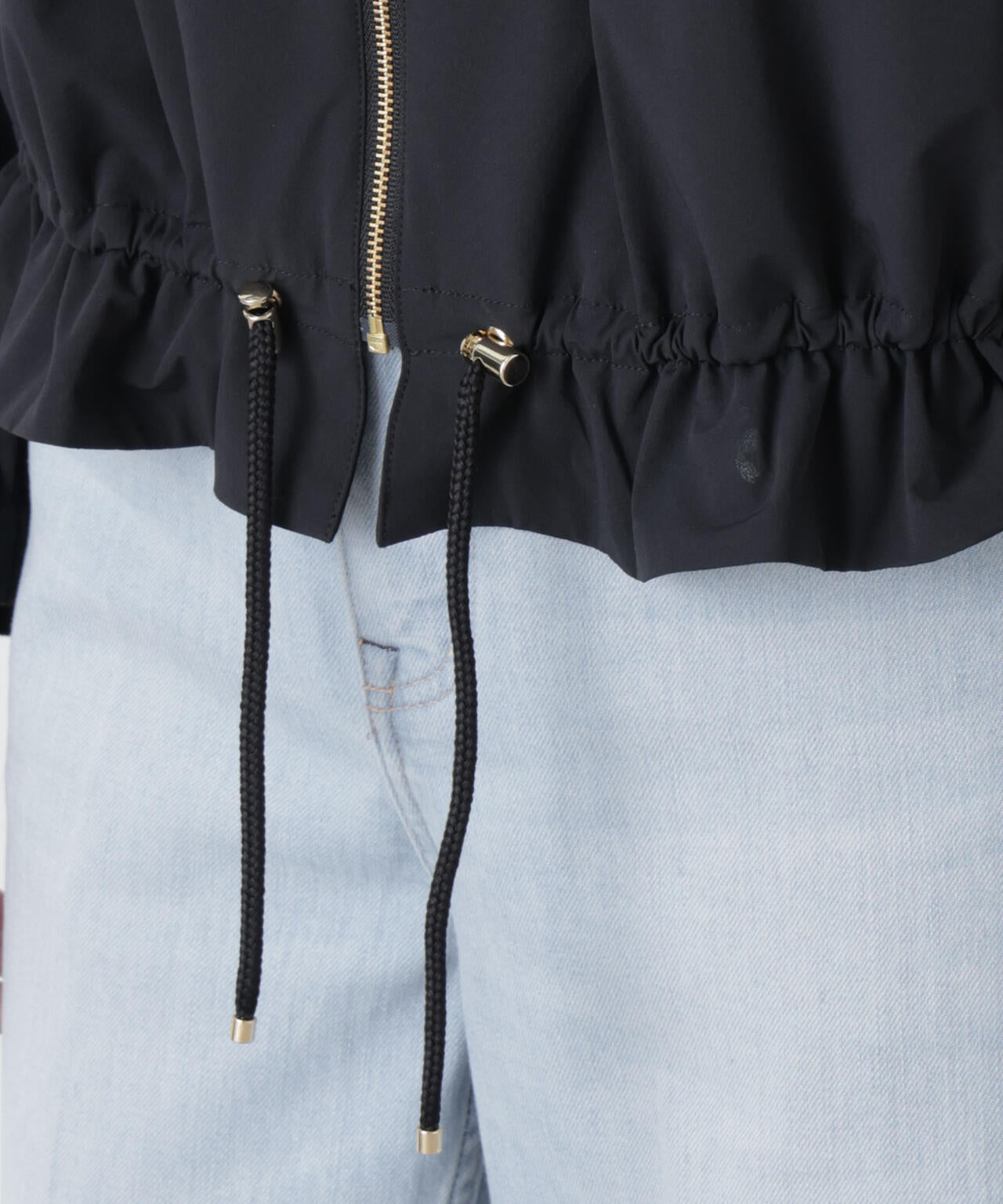 ノーカラードロストタックブルゾン 6696112303