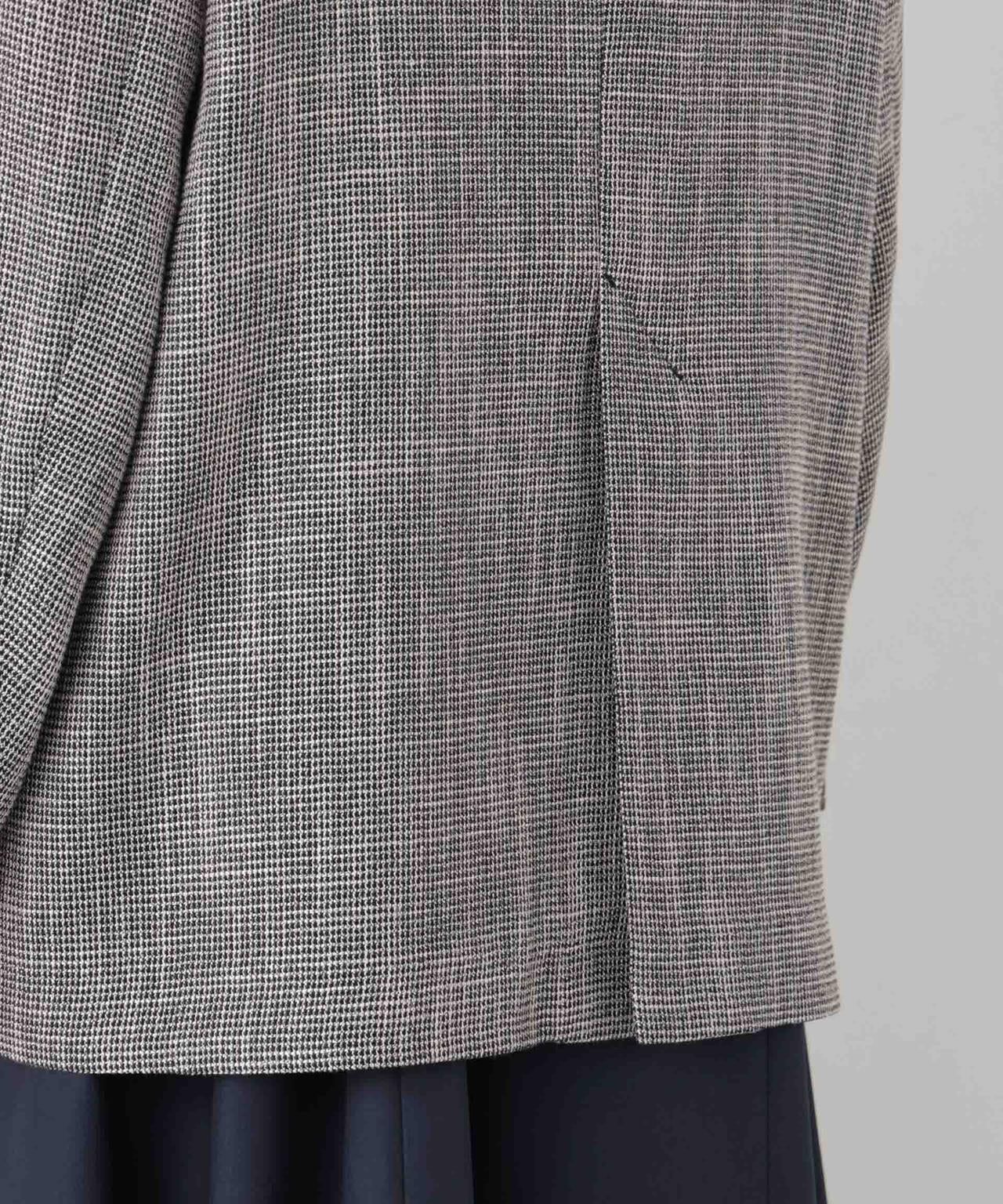 カラミ織りダブルジャケット(セットアップ可) 6696116313