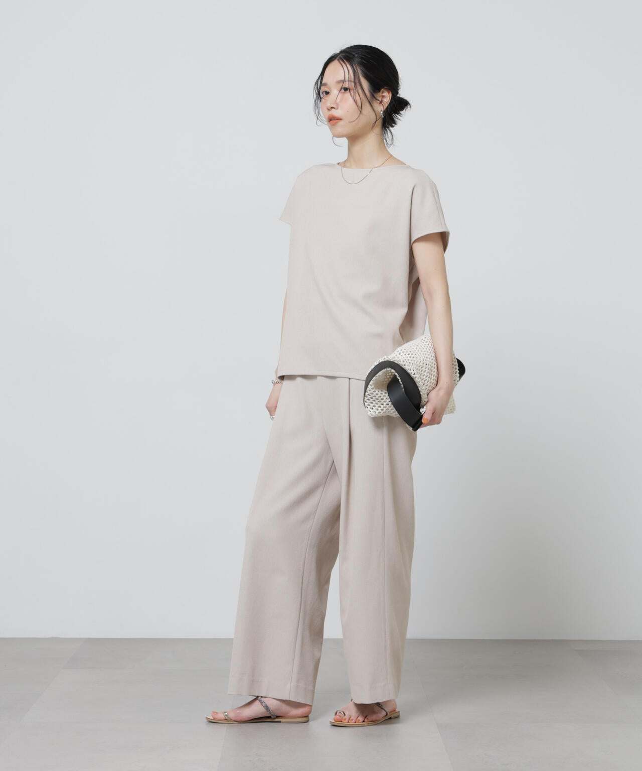 「Meaningful Continuity」coveross(R)EOSブッチャーノースリブラウス×パンツセットアップ 6696119307