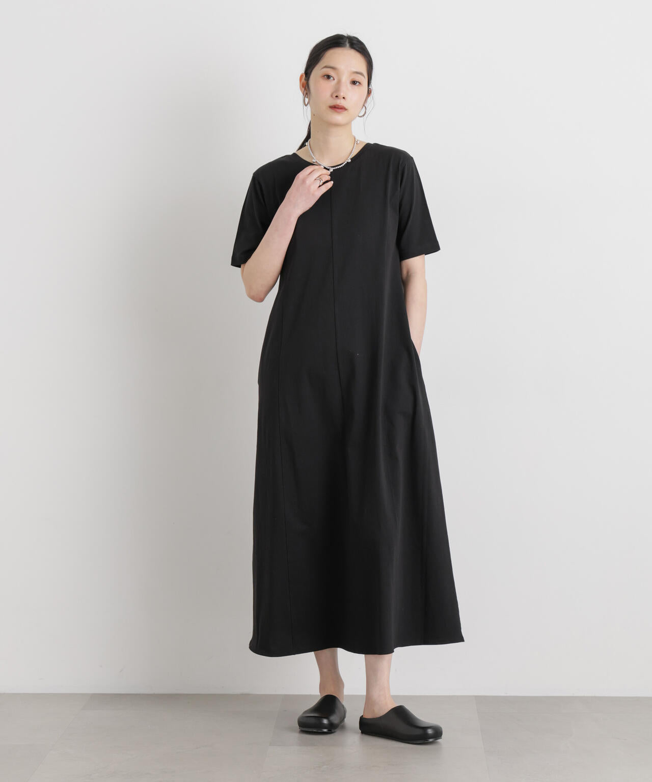 バッククロスフレアワンピース 6696119318
