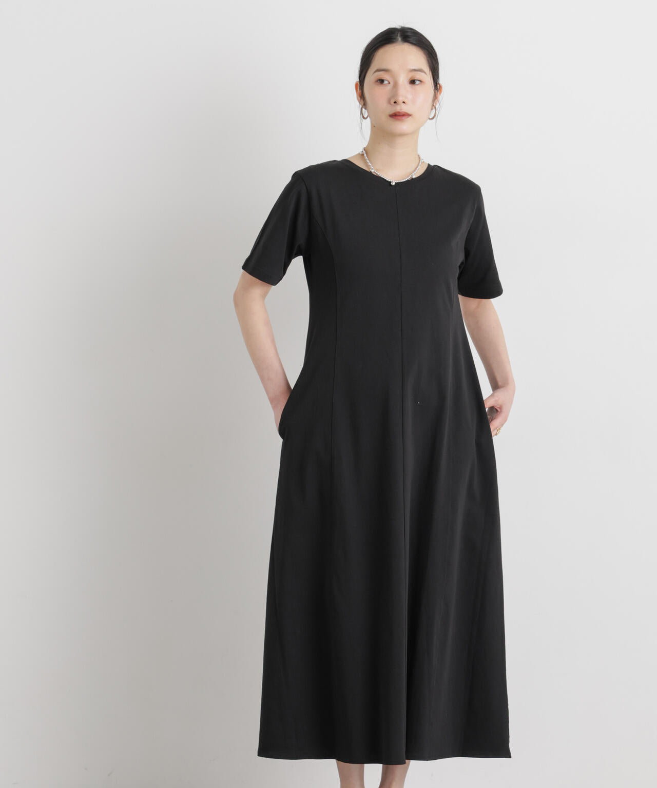 バッククロスフレアワンピース 6696119318