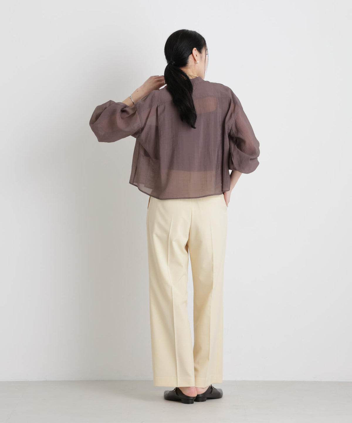 タックスリーブポケットシアーショートシャツ 6696120318