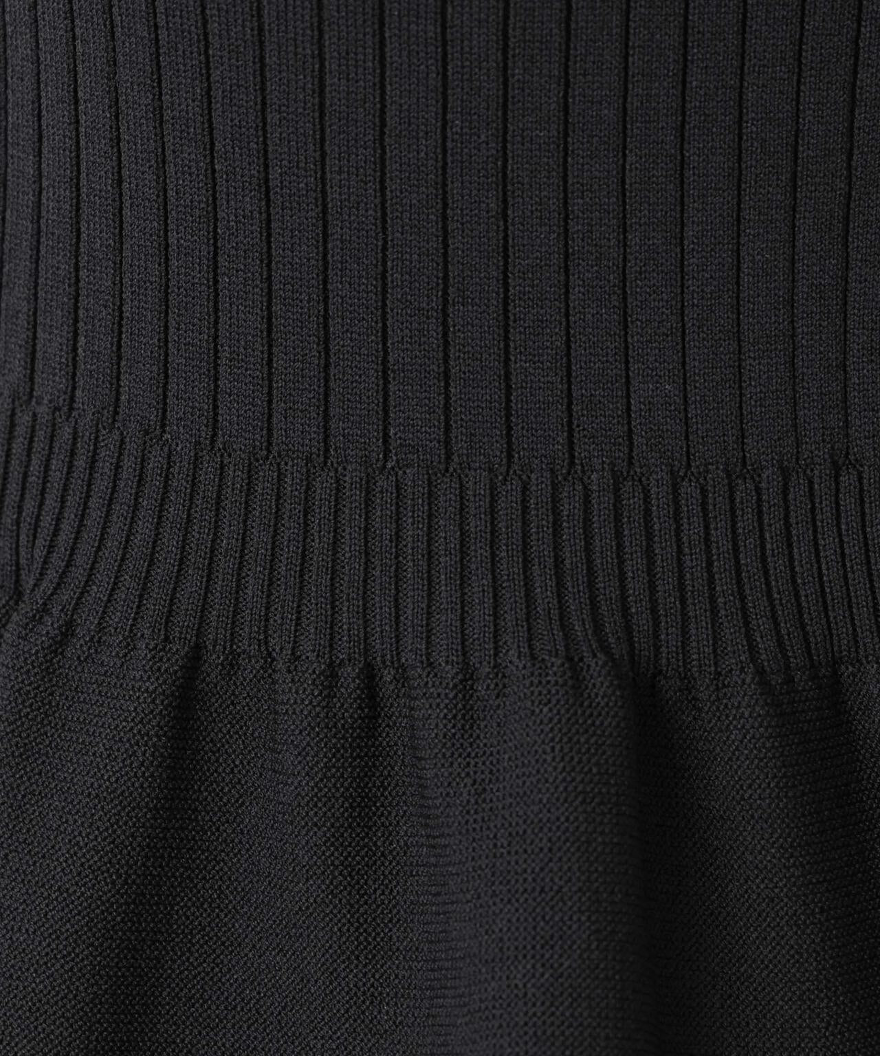 SUMMER VEIL KNIT ペプラムニットカーディガン 6696122322