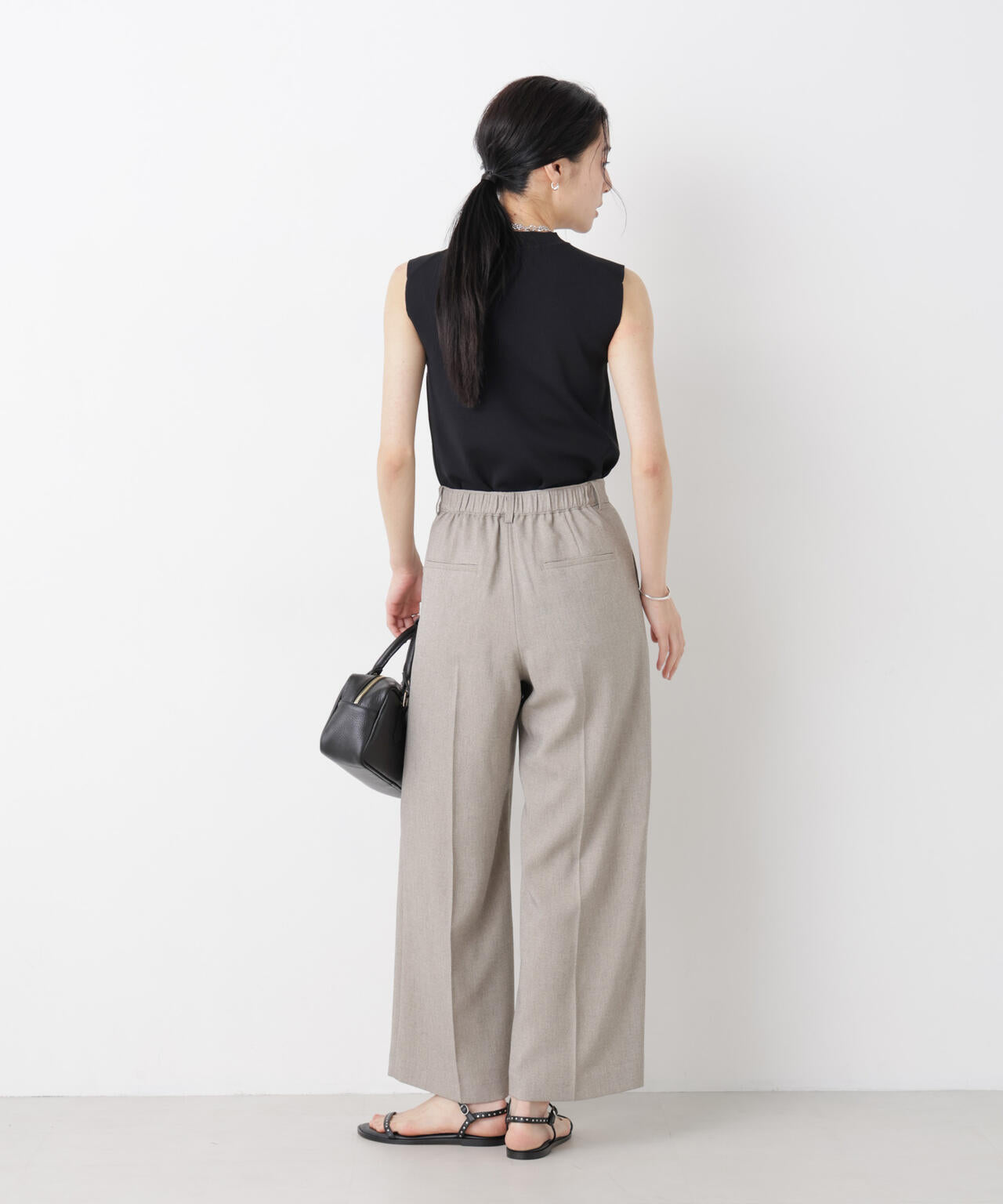 SUMMER VEIL KNIT 総針ノースリーブニット 6696122323