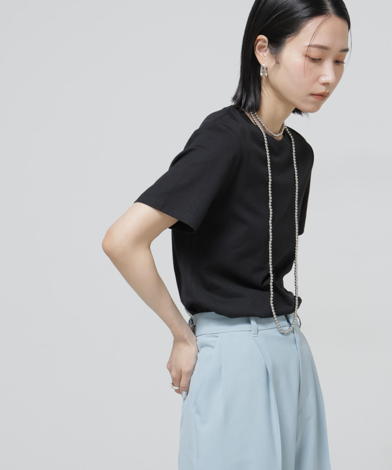 Anti Soaked(R) 汗染み防止クルーネックTシャツ 6696124300