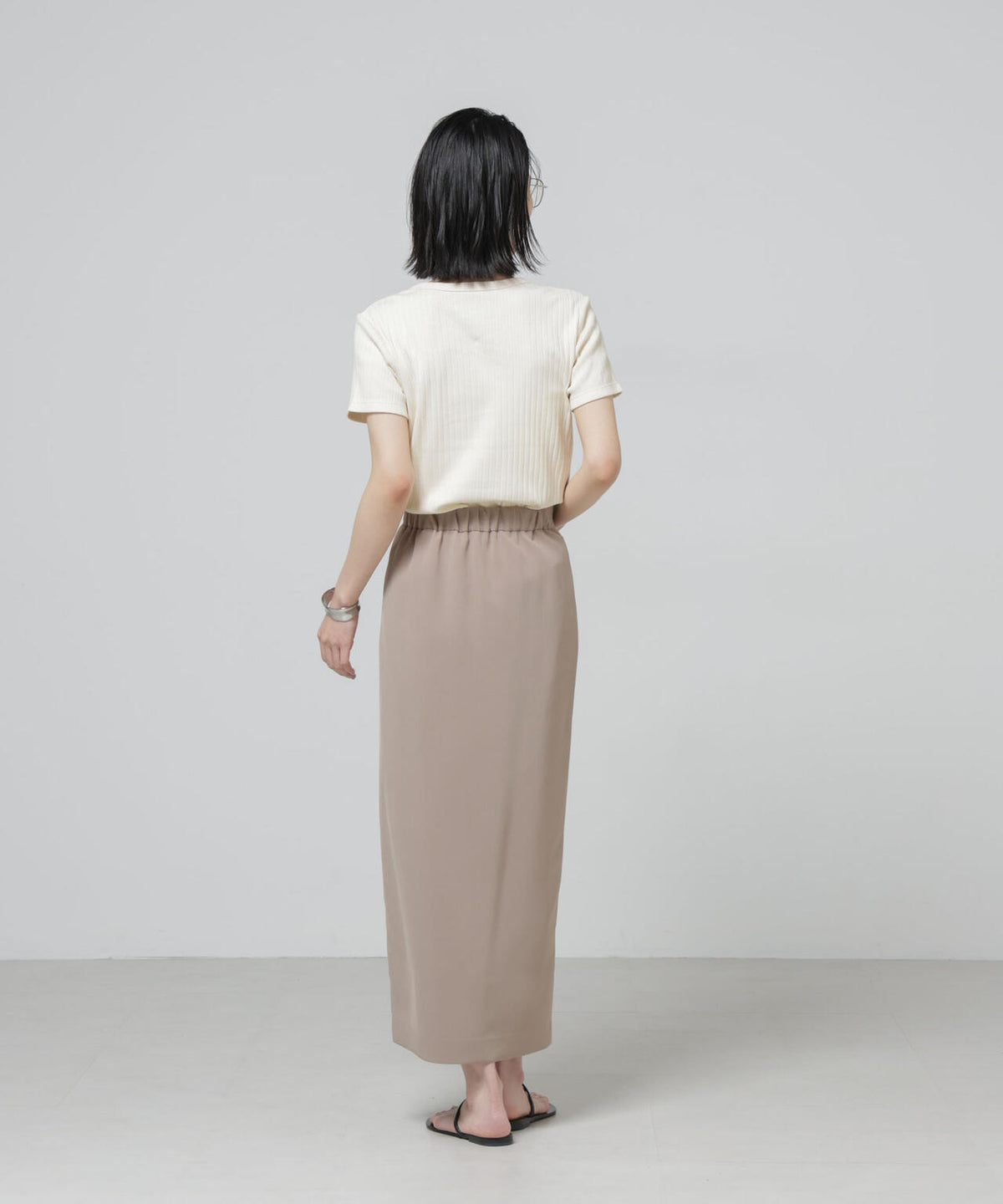 Anti Soaked(R) 汗染み防止コンパクトリブTシャツ 6696124305