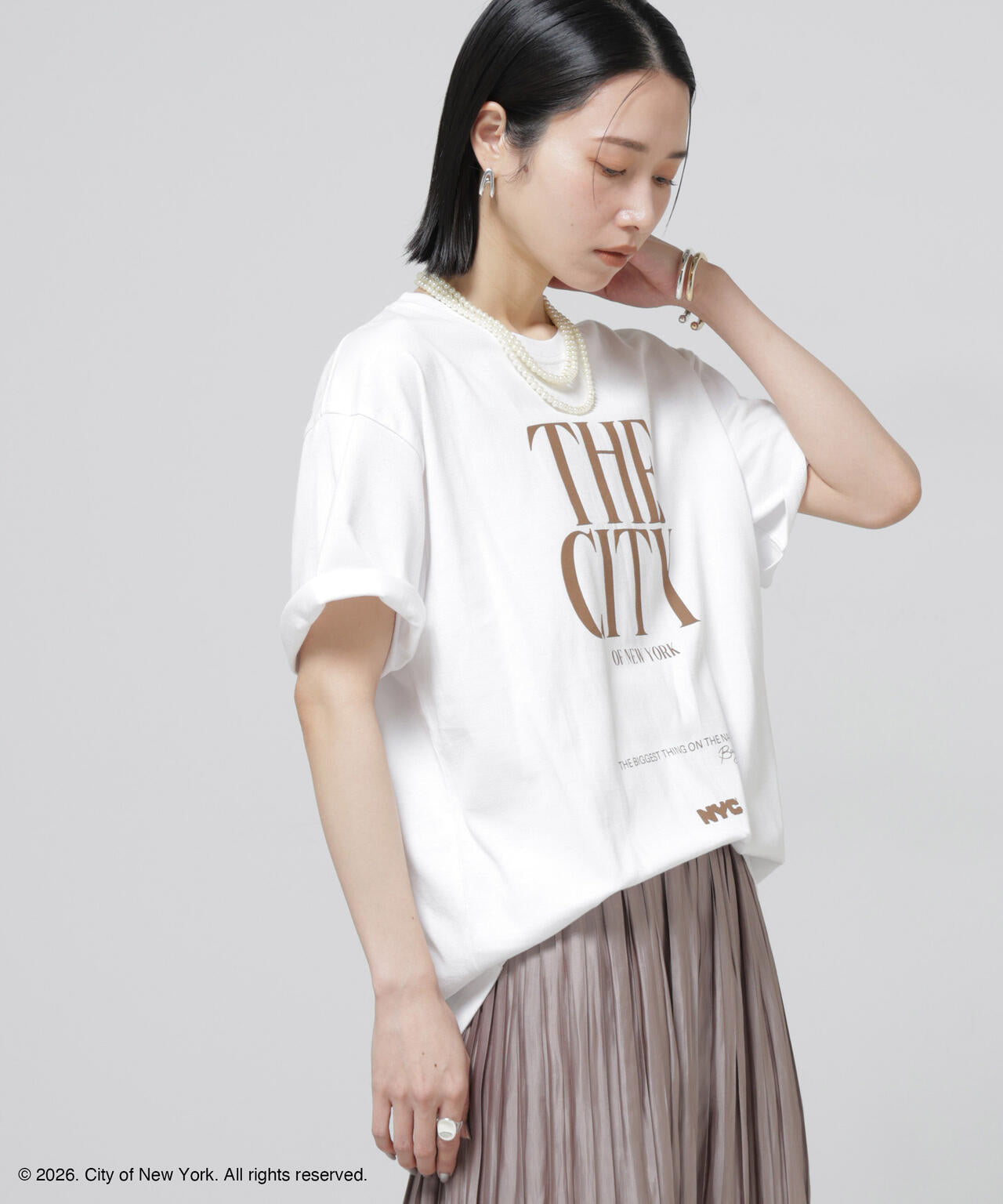 GOOD ROCK SPEED×Anti Soaked(R) 汗染み防止 NYC Tシャツ 6696124308