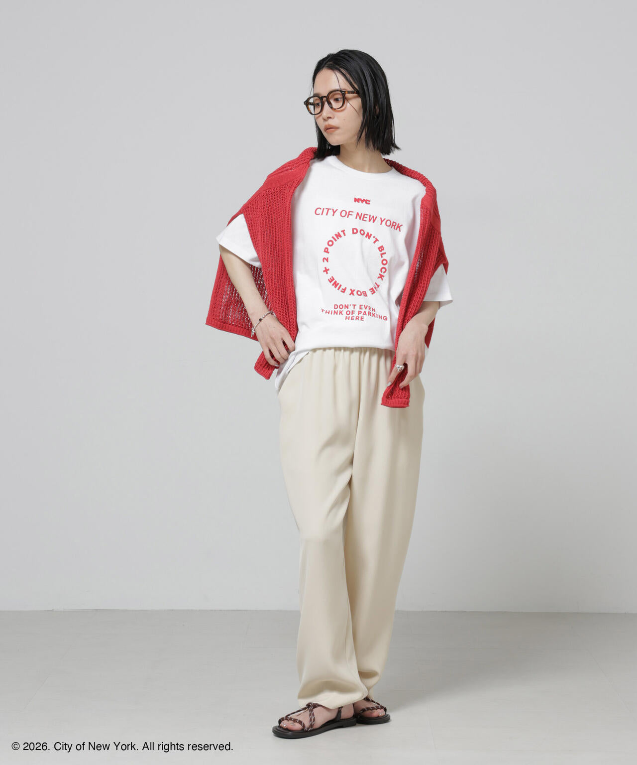GOOD ROCK SPEED×Anti Soaked(R) 汗染み防止 NYC Tシャツ 6696124308