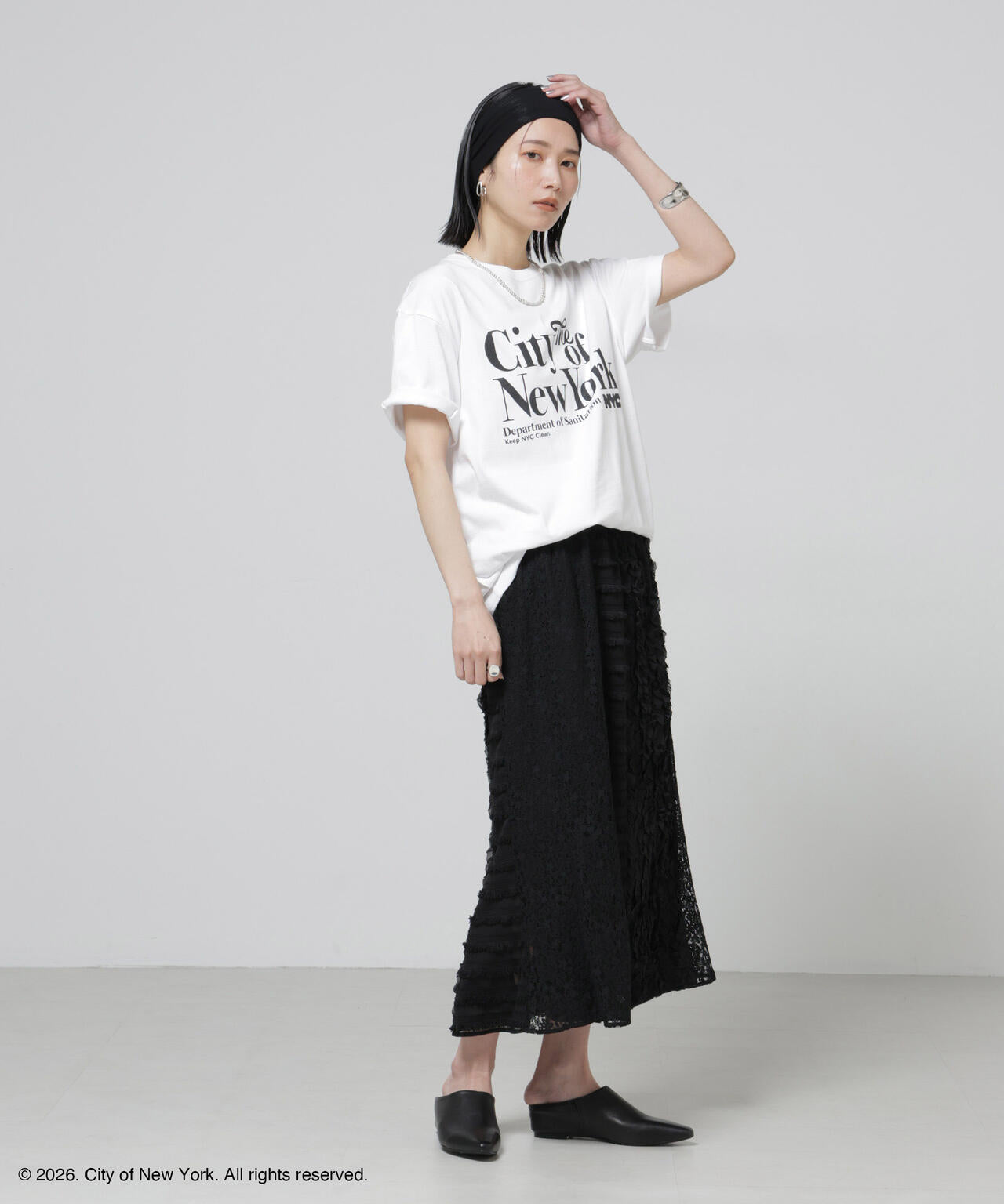 GOOD ROCK SPEED×Anti Soaked(R) 汗染み防止 NYC Tシャツ 6696124308