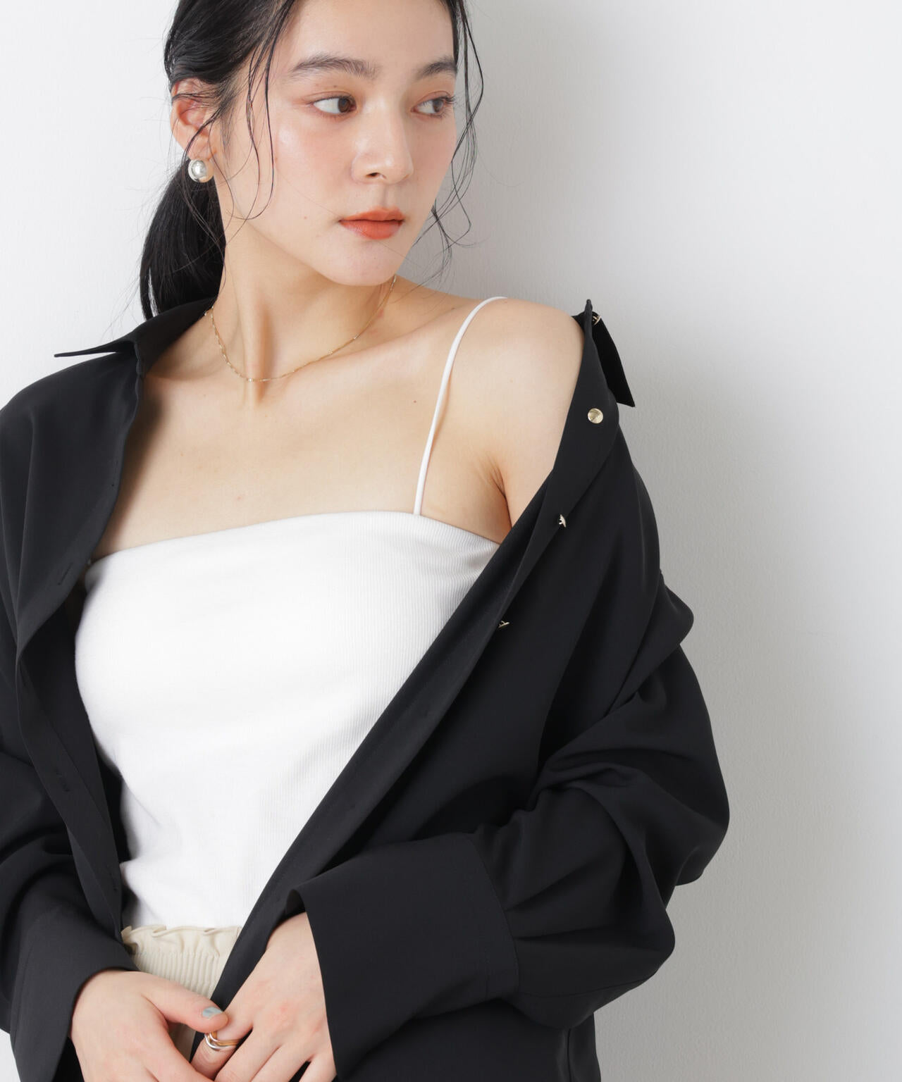 カップ付き2wayキャミベアトップ 6696124312
