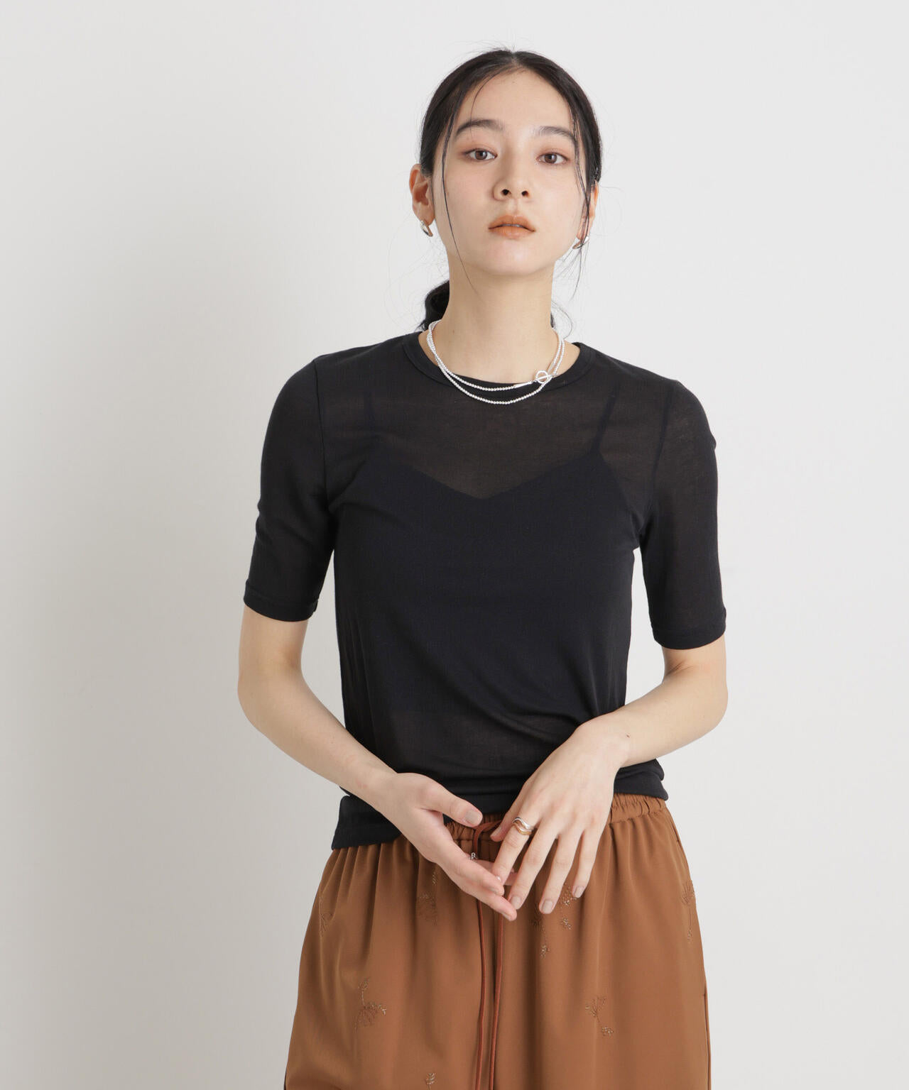 シアーツイストフライスTシャツ 6696124320