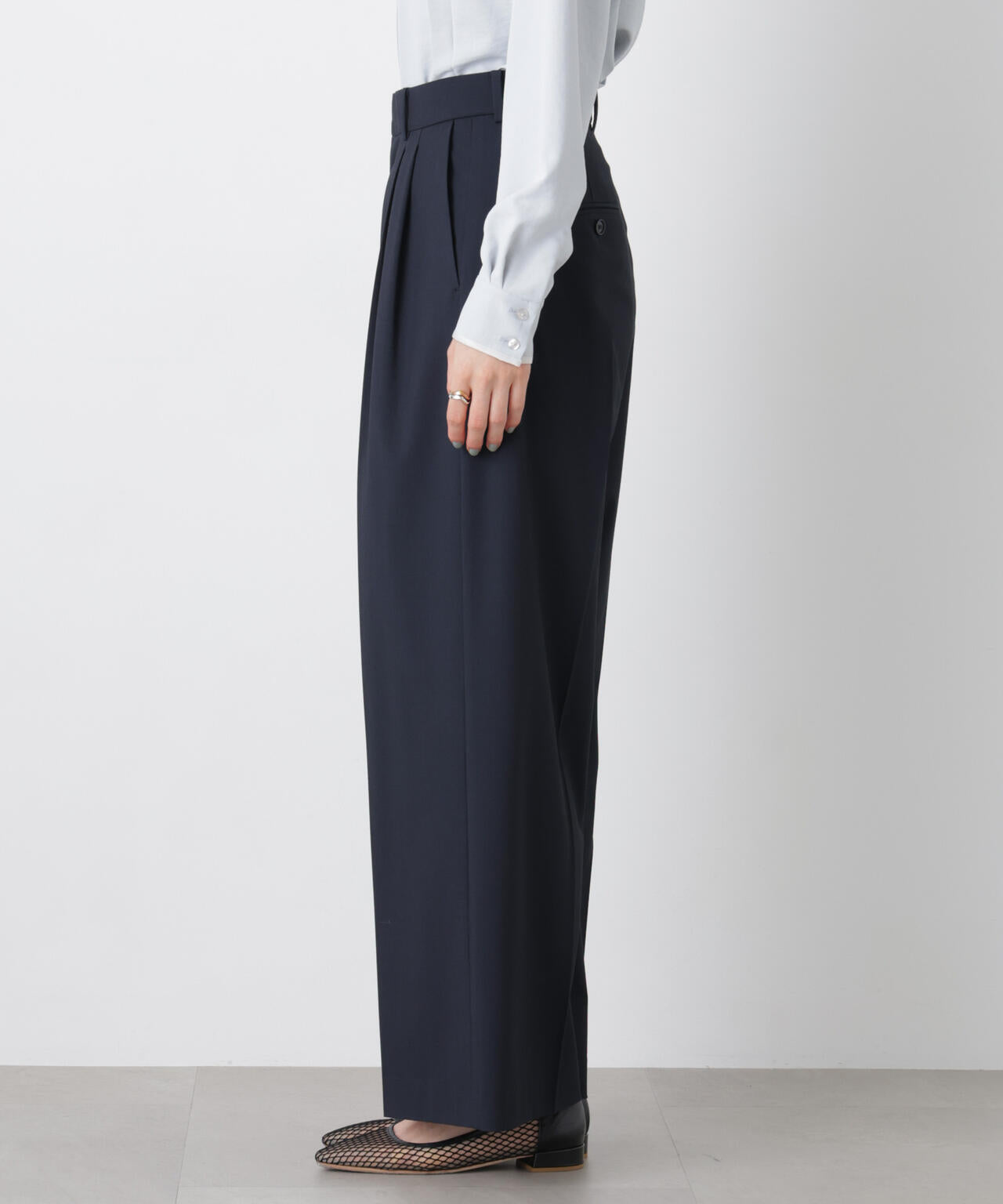 トロストレッチ2タックワイドパンツ(セットアップ可) 6696127301